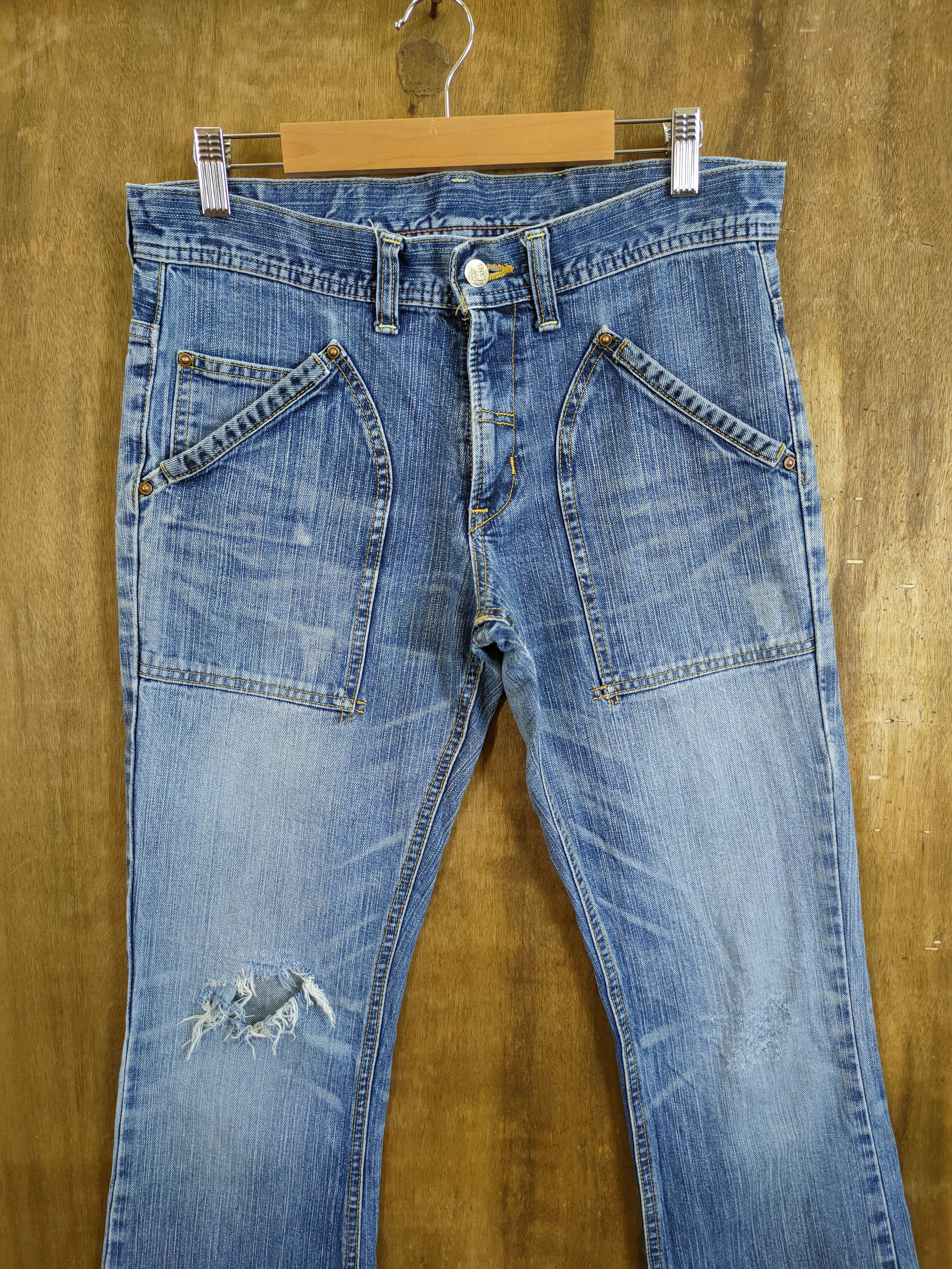 Lee Lee Union Made umbrella vintage denim pants #46-742 Size US 28 / EU 44 - 3 Thumbnail
