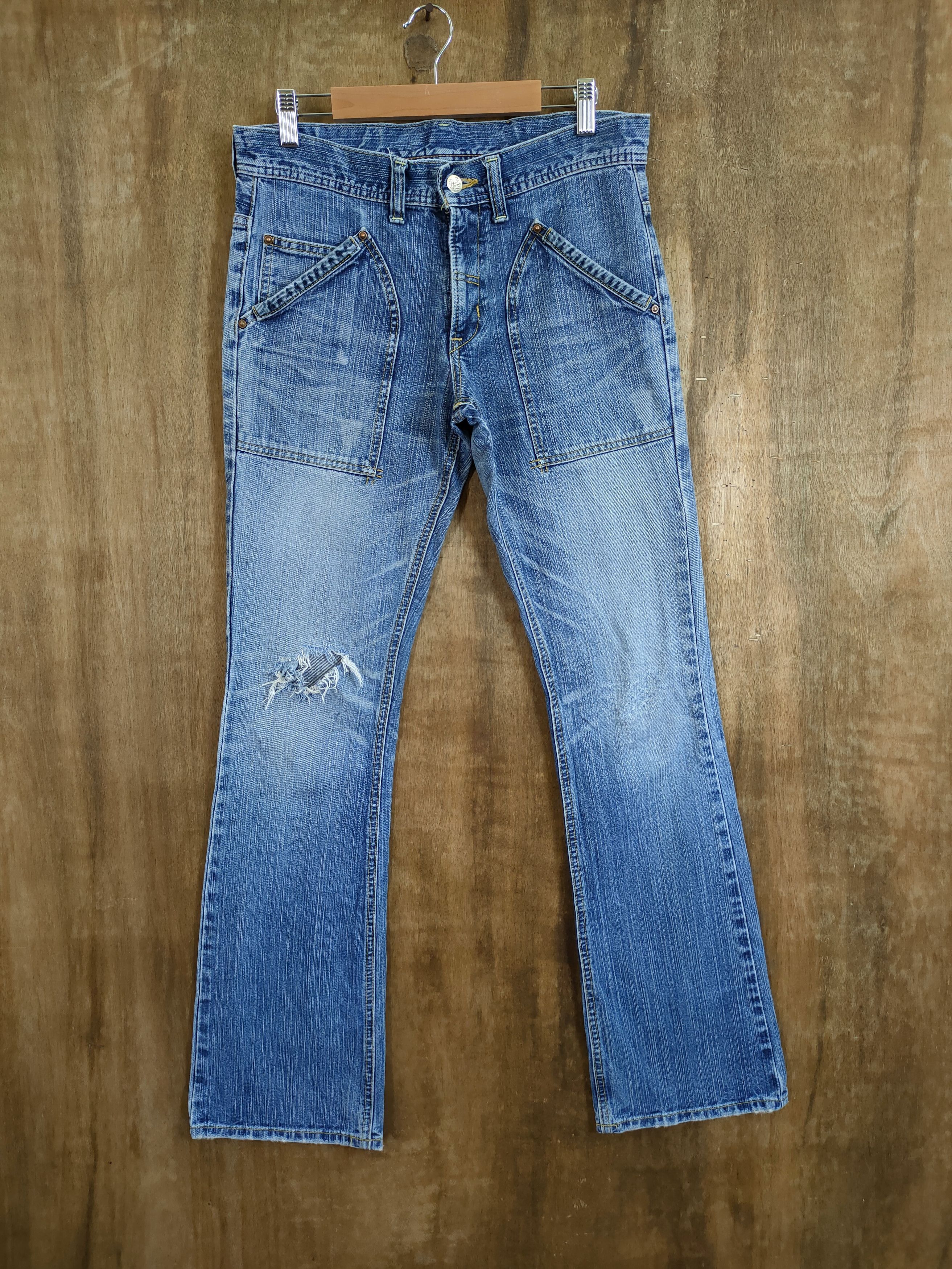 Lee Lee Union Made umbrella vintage denim pants #46-742 Size US 28 / EU 44 - 1 Thumbnail