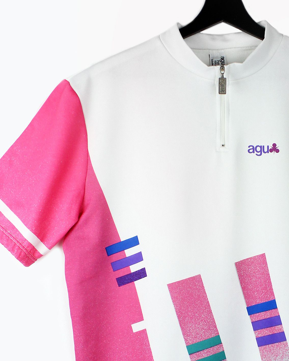 Vintage 80s vintage AGU cycling t-shirt jersey tshirt biker OG Size US L / EU 52-54 / 3 - 2 Thumbnail