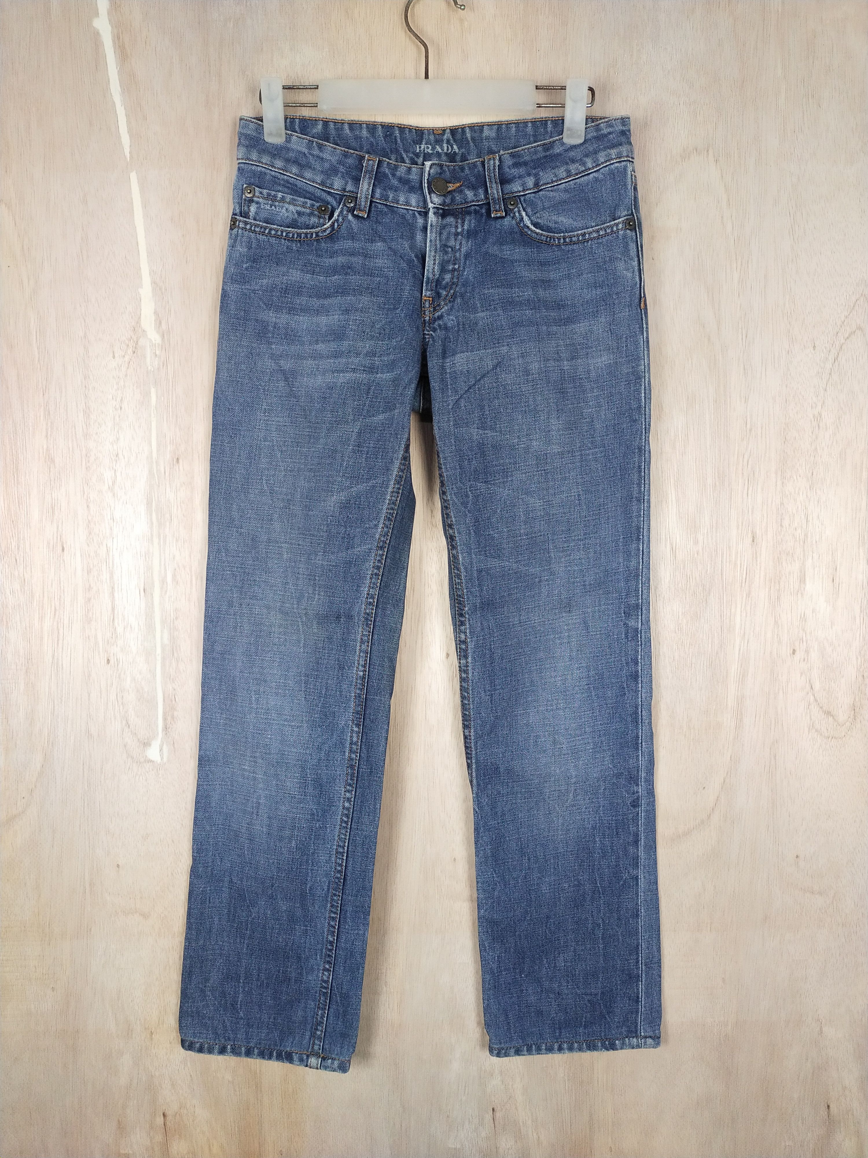 Prada DL Prada Contour Fit blue denim jeans #2778 Size 27" / US 4 / IT 40 - 1 Thumbnail