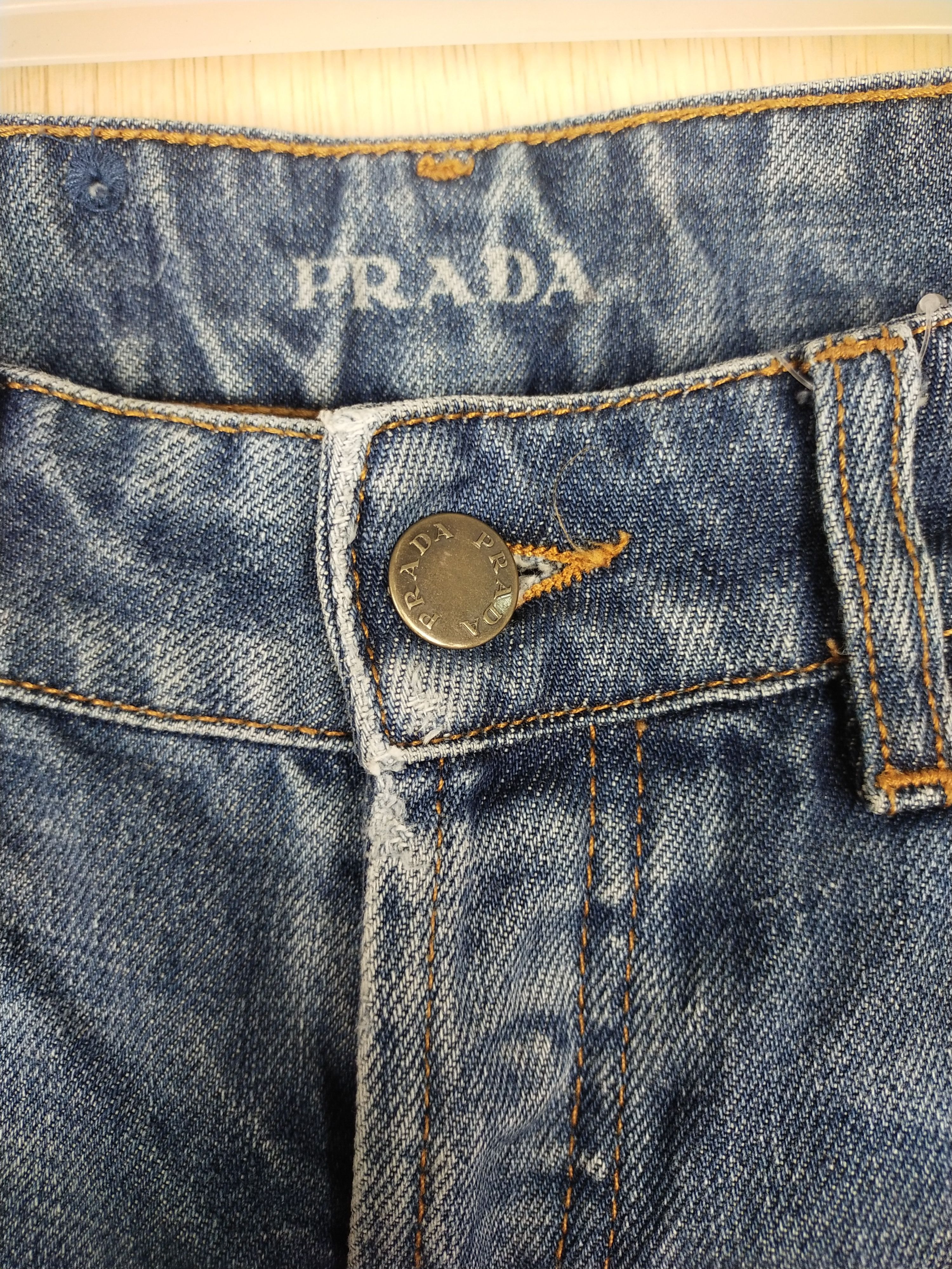 Prada DL Prada Contour Fit blue denim jeans #2778 Size 27" / US 4 / IT 40 - 3 Thumbnail
