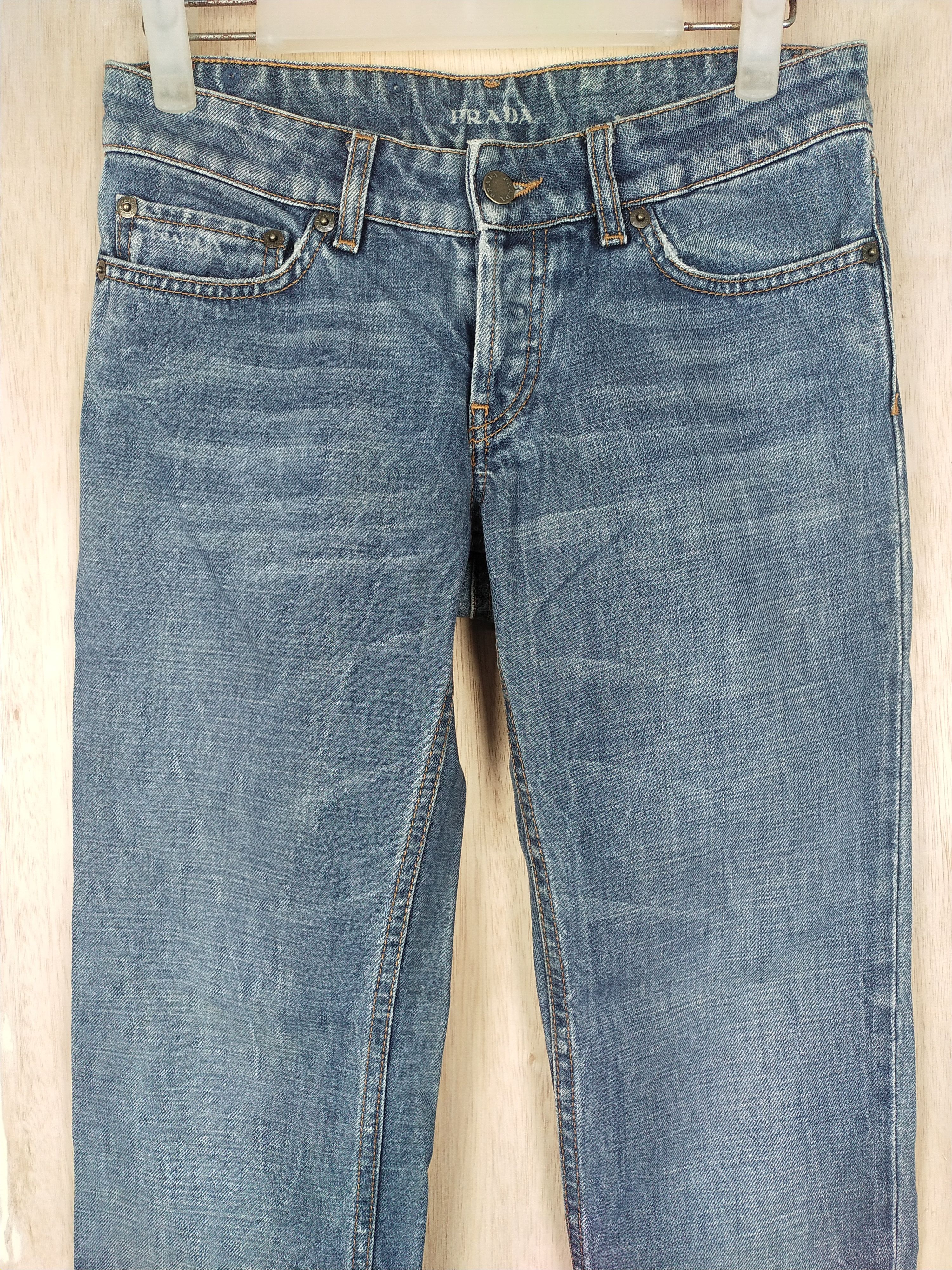 Prada DL Prada Contour Fit blue denim jeans #2778 Size 27" / US 4 / IT 40 - 2 Thumbnail