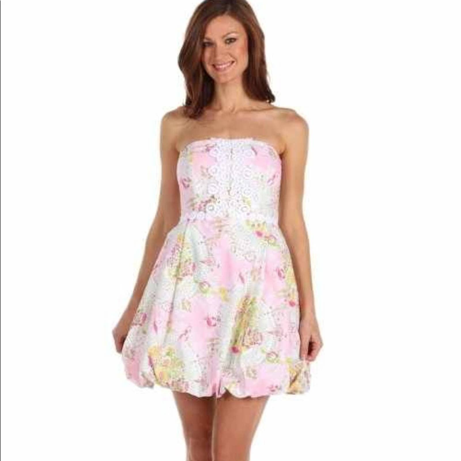 Lilly Pulitzer Originals Dress 2 Strapless Calendar Girls