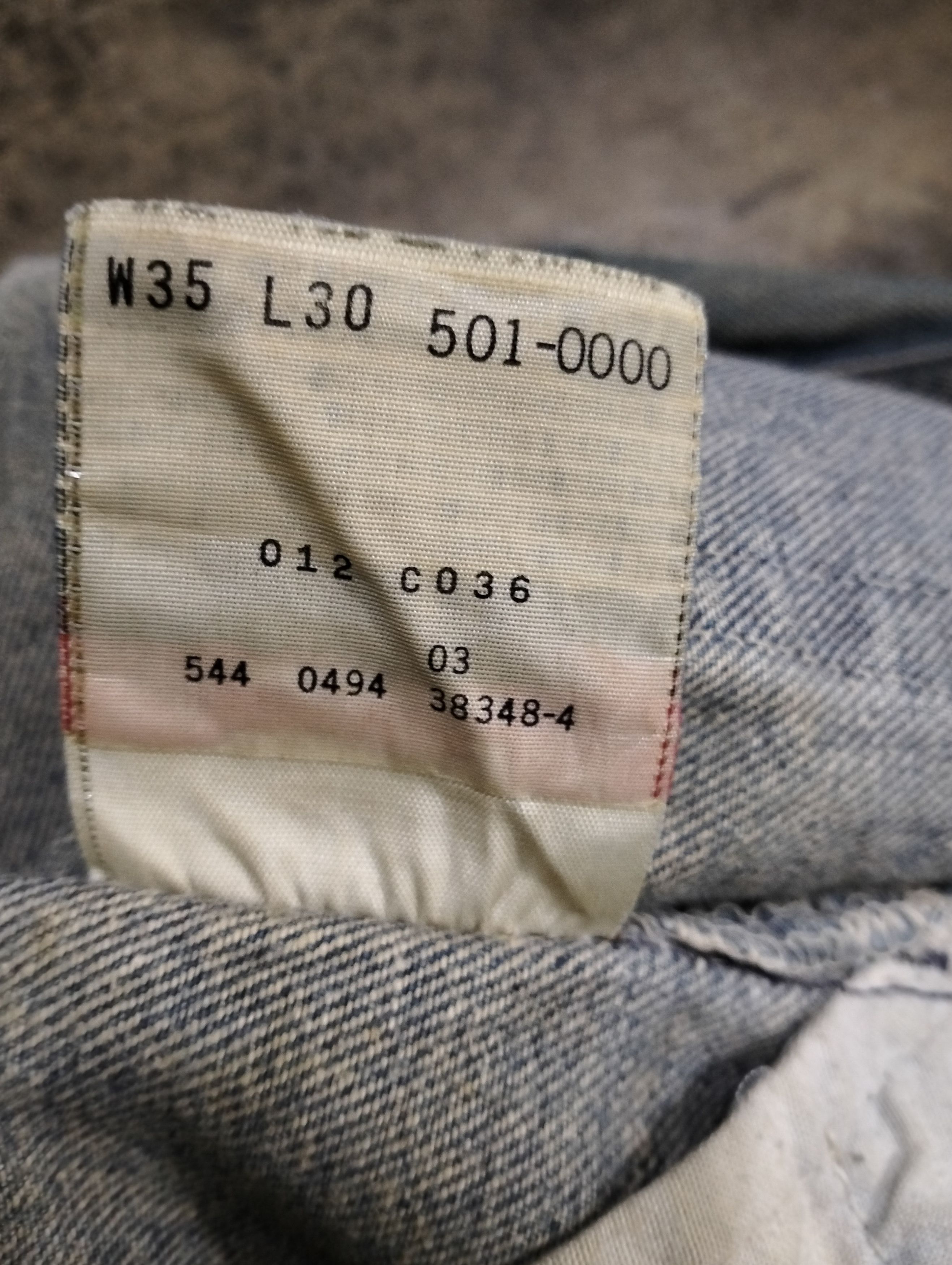 Levi's Vintage Levi's 501xx Distressed Faded Button 544 Size US 33 - 21 Thumbnail