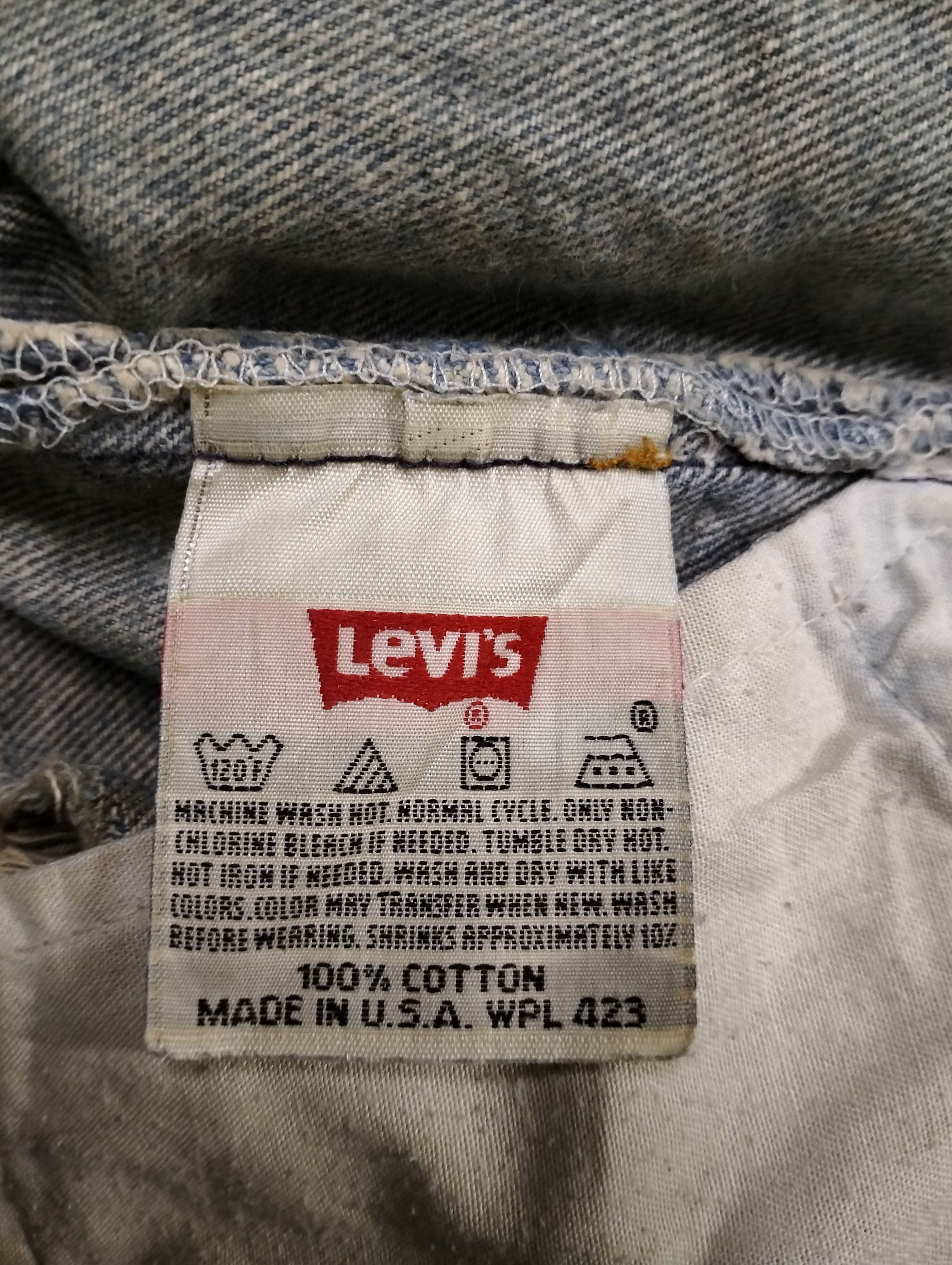 Levi's Vintage Levi's 501xx Distressed Faded Button 544 Size US 33 - 22 Thumbnail