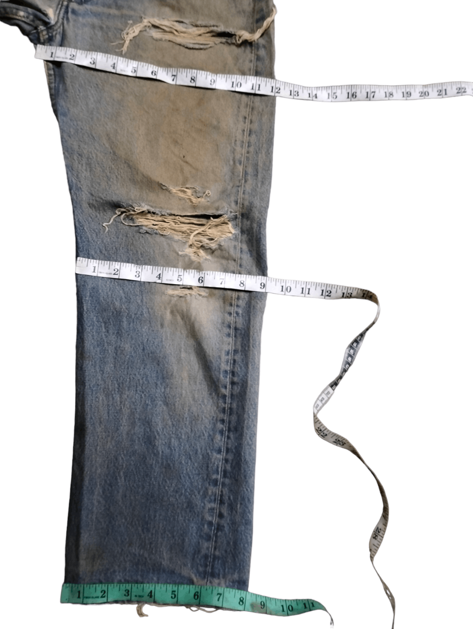Levi's Vintage Levi's 501xx Distressed Faded Button 544 Size US 33 - 25 Thumbnail