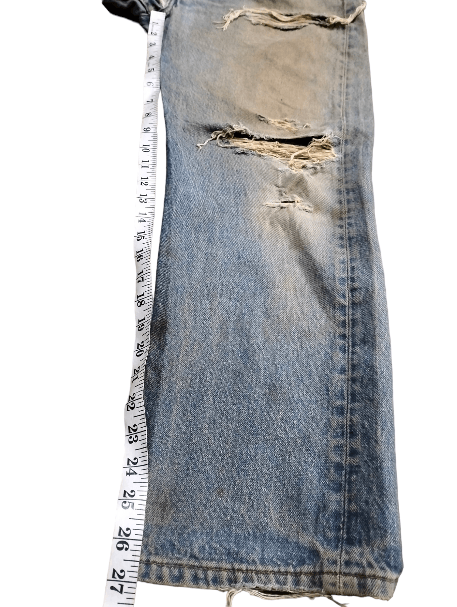Levi's Vintage Levi's 501xx Distressed Faded Button 544 Size US 33 - 24 Thumbnail