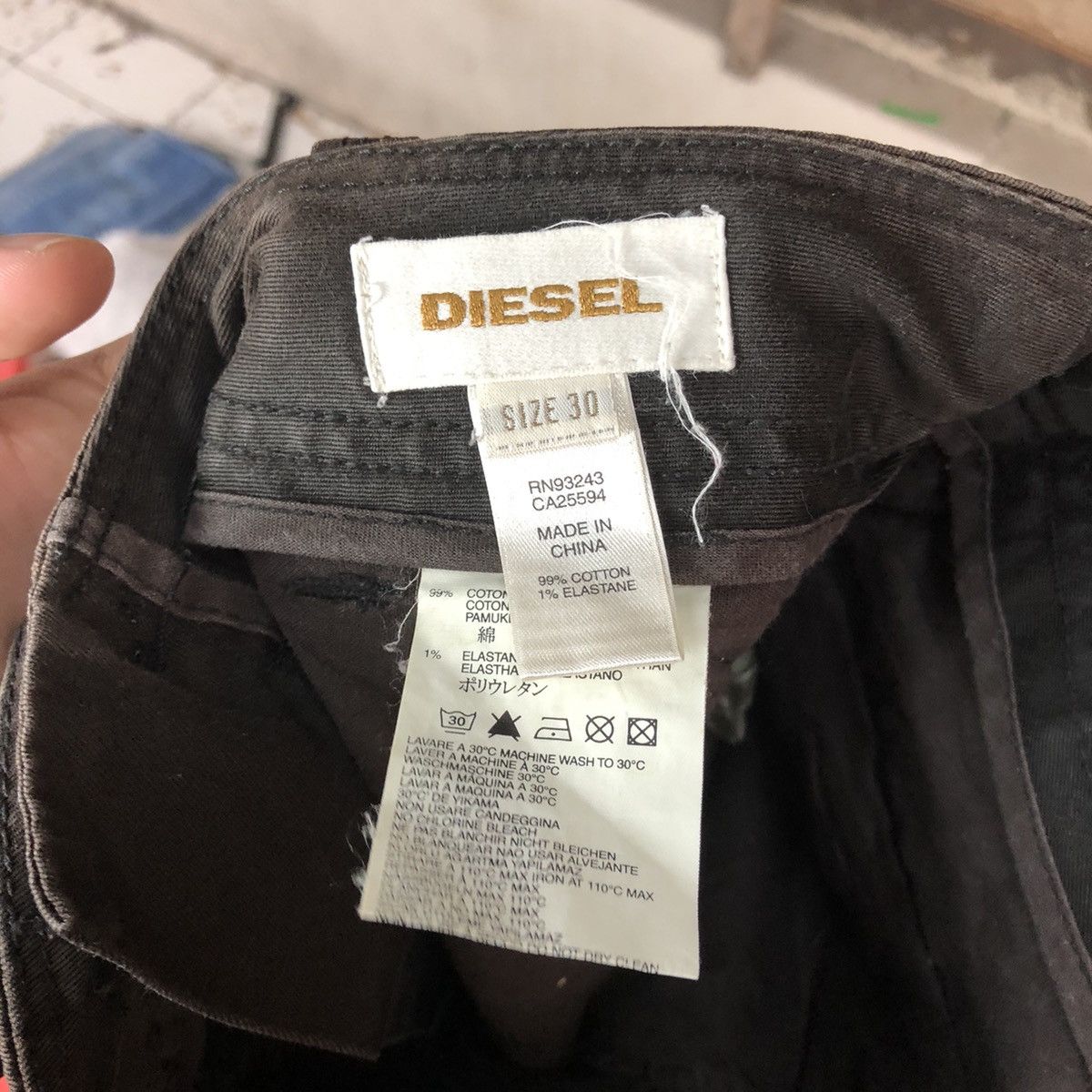 Diesel Diesel Black jogger streetwear utility Cargo Pants #4533 Size US 30 / EU 46 - 15 Thumbnail