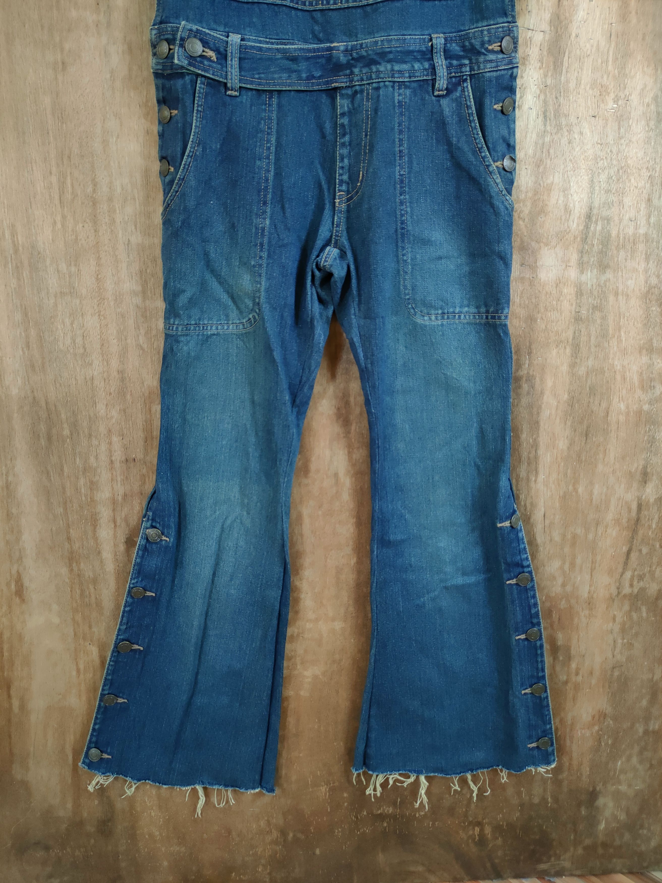 Japanese Brand DLL Fazbee japan Overall denim bootcut style pants #1086 Size US 30 / EU 46 - 2 Thumbnail