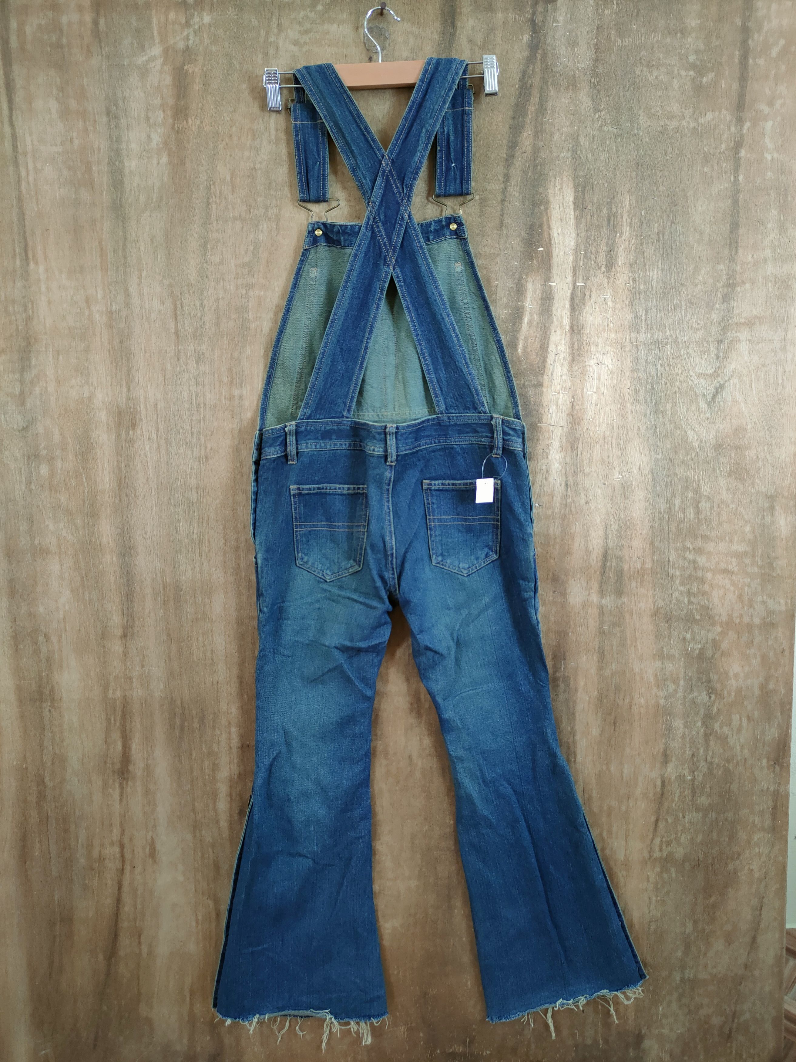 Japanese Brand DLL Fazbee japan Overall denim bootcut style pants #1086 Size US 30 / EU 46 - 8 Thumbnail