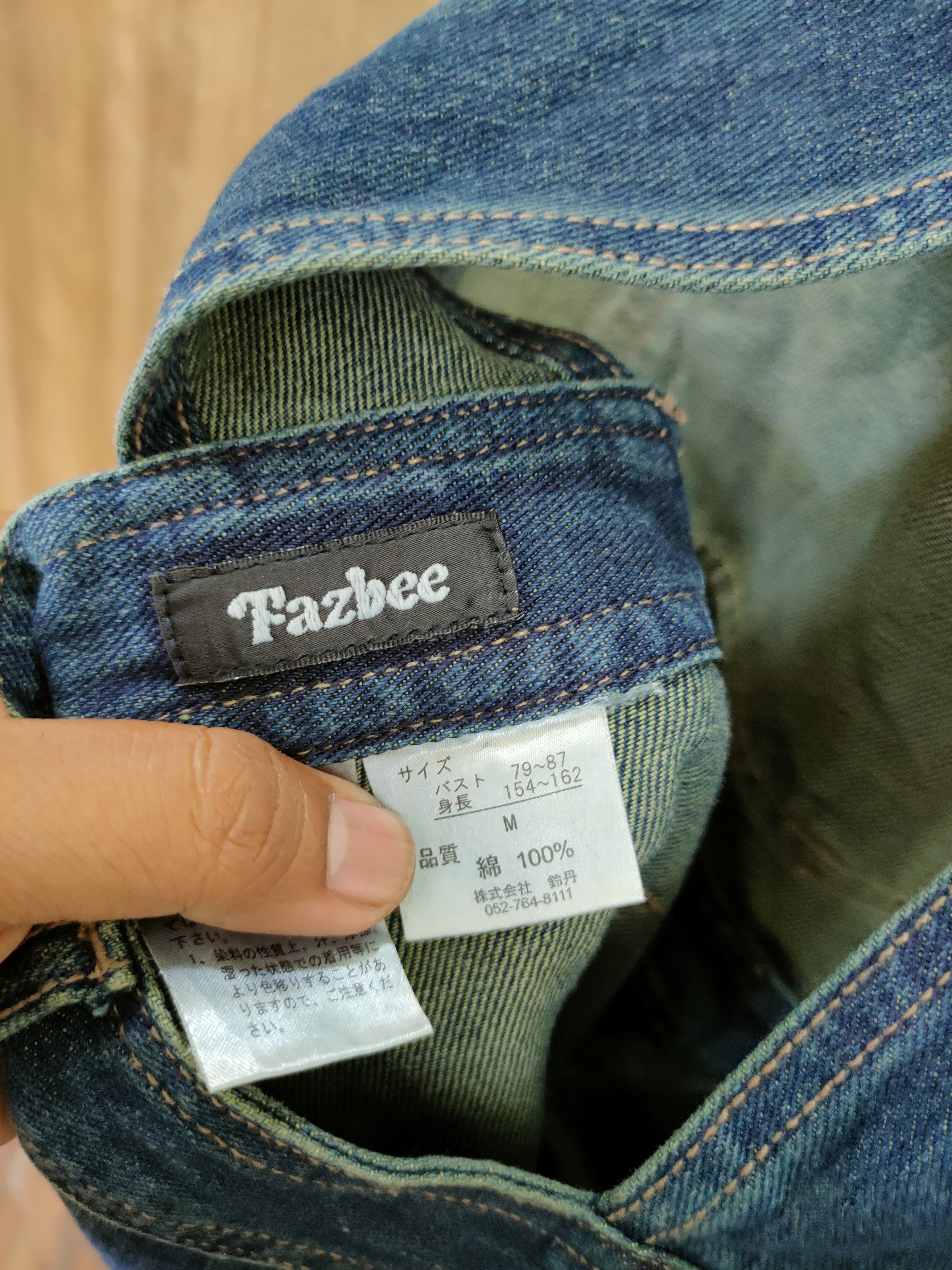 Japanese Brand DLL Fazbee japan Overall denim bootcut style pants #1086 Size US 30 / EU 46 - 12 Thumbnail