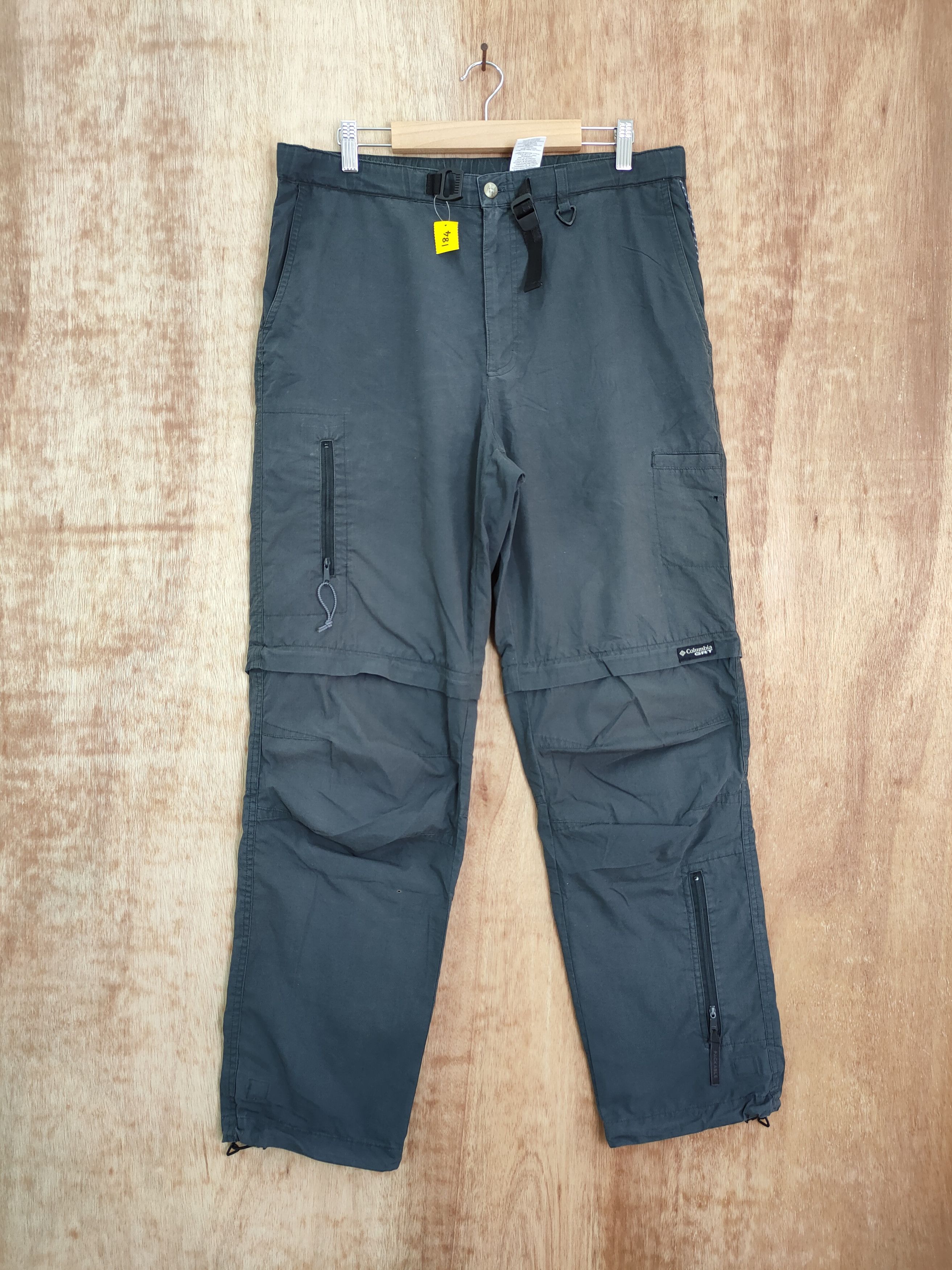 image of Outdoor Life x Sports Specialties Columbia Track Hiking Multipocket Sportwear Pants 184 in Faded Bl