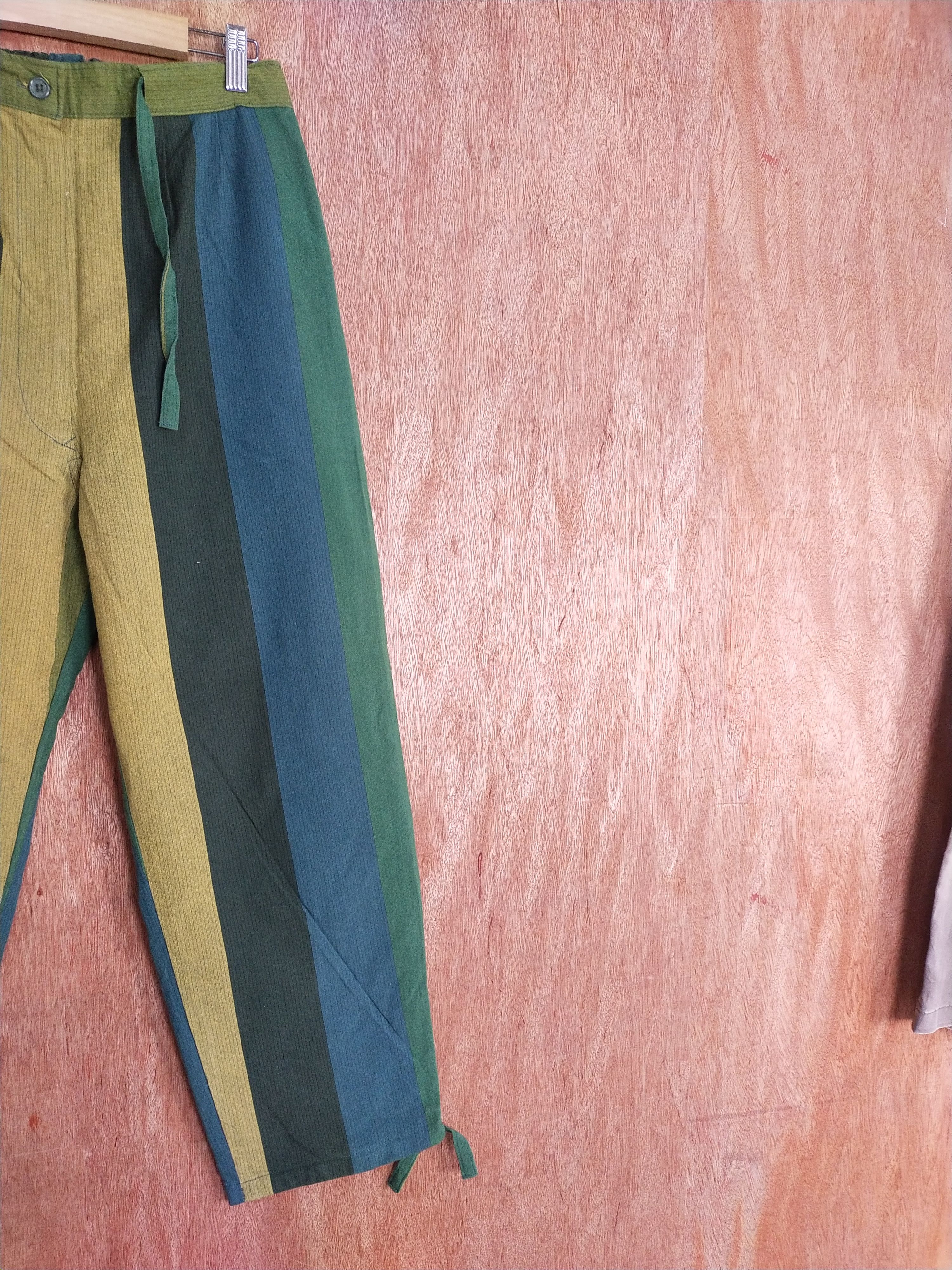 Japanese Brand Japan Multicolor stripe casual pants #S131 Size US 28 / EU 44 - 3 Thumbnail