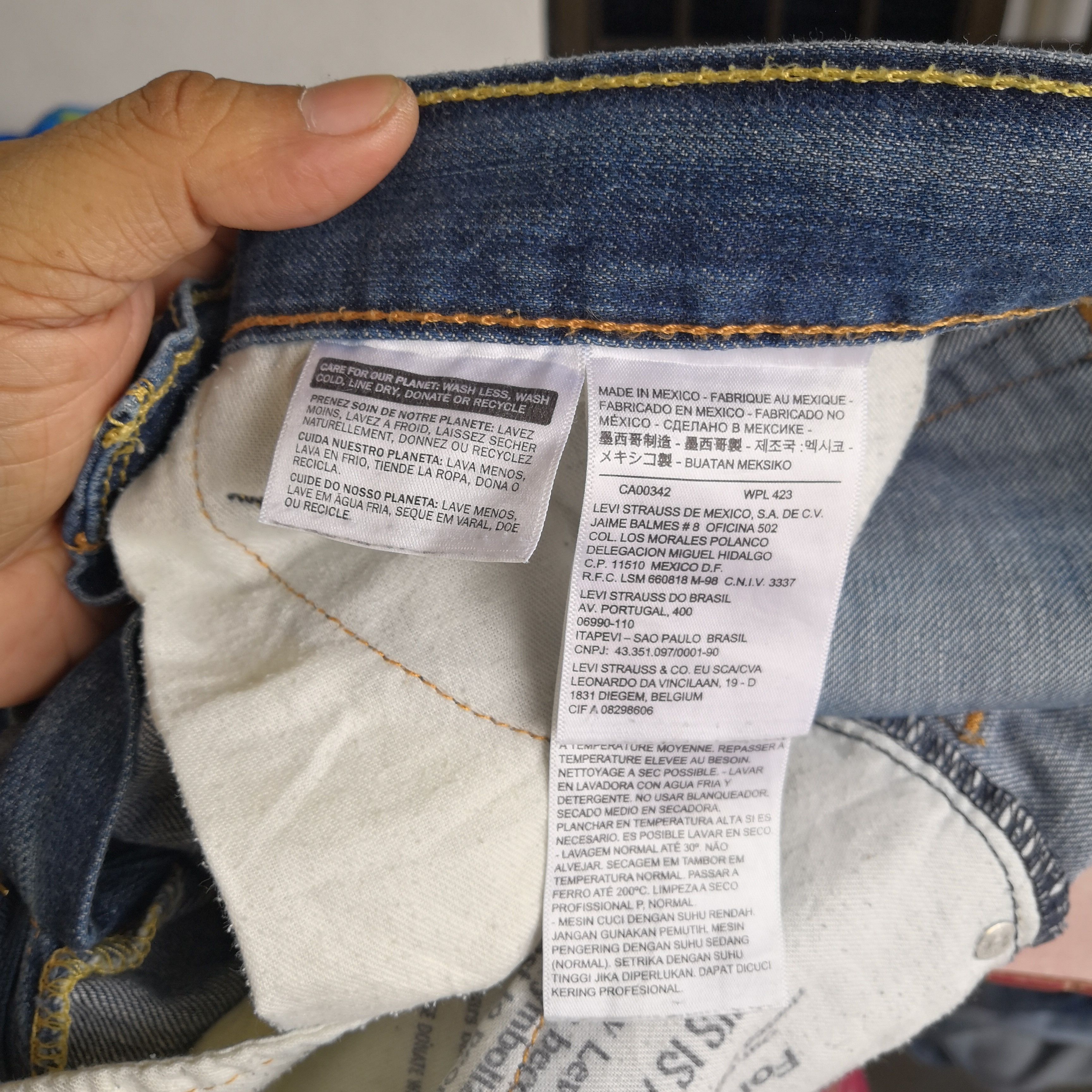 Levi's Vintage Levis Denim Rusty Distressed Levi's 502 Jeans Pants Size 28" / US 6 / IT 42 - 10 Thumbnail