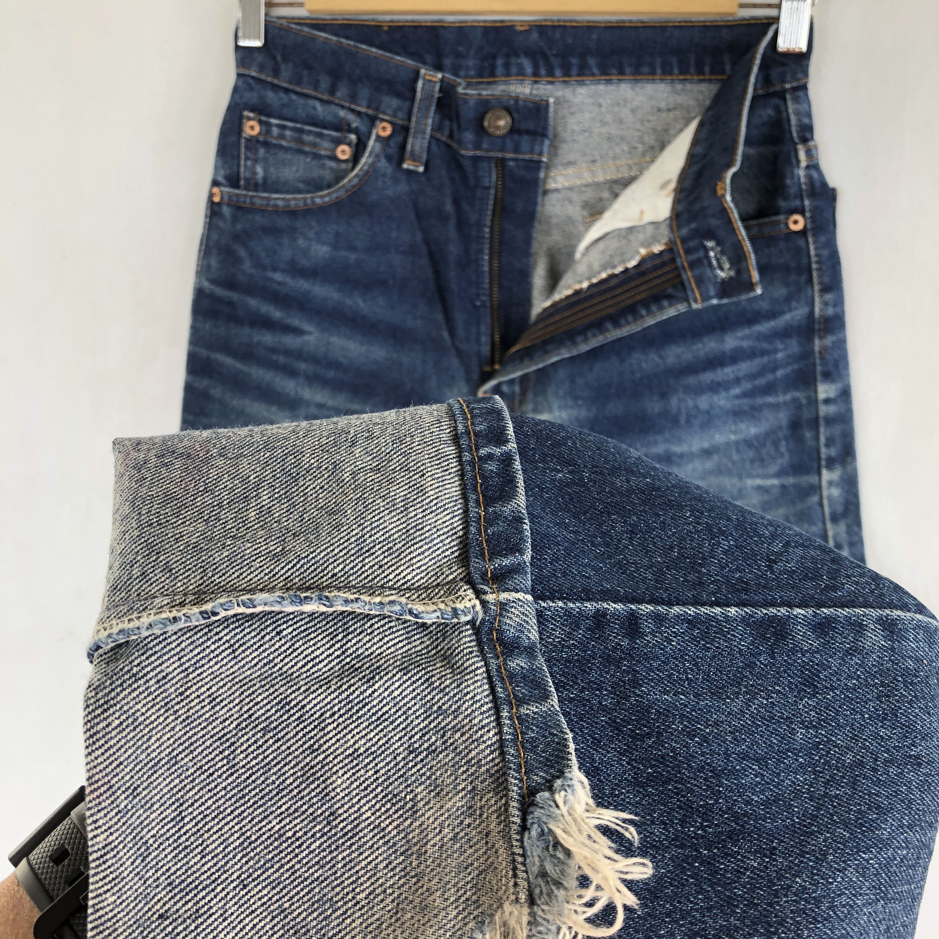 Levi's × Vintage Vintage Levis Bell Bottom Jeans Levi's 517 Boot Cut Denim Size 26" / US 2 / IT 38 - 10 Thumbnail