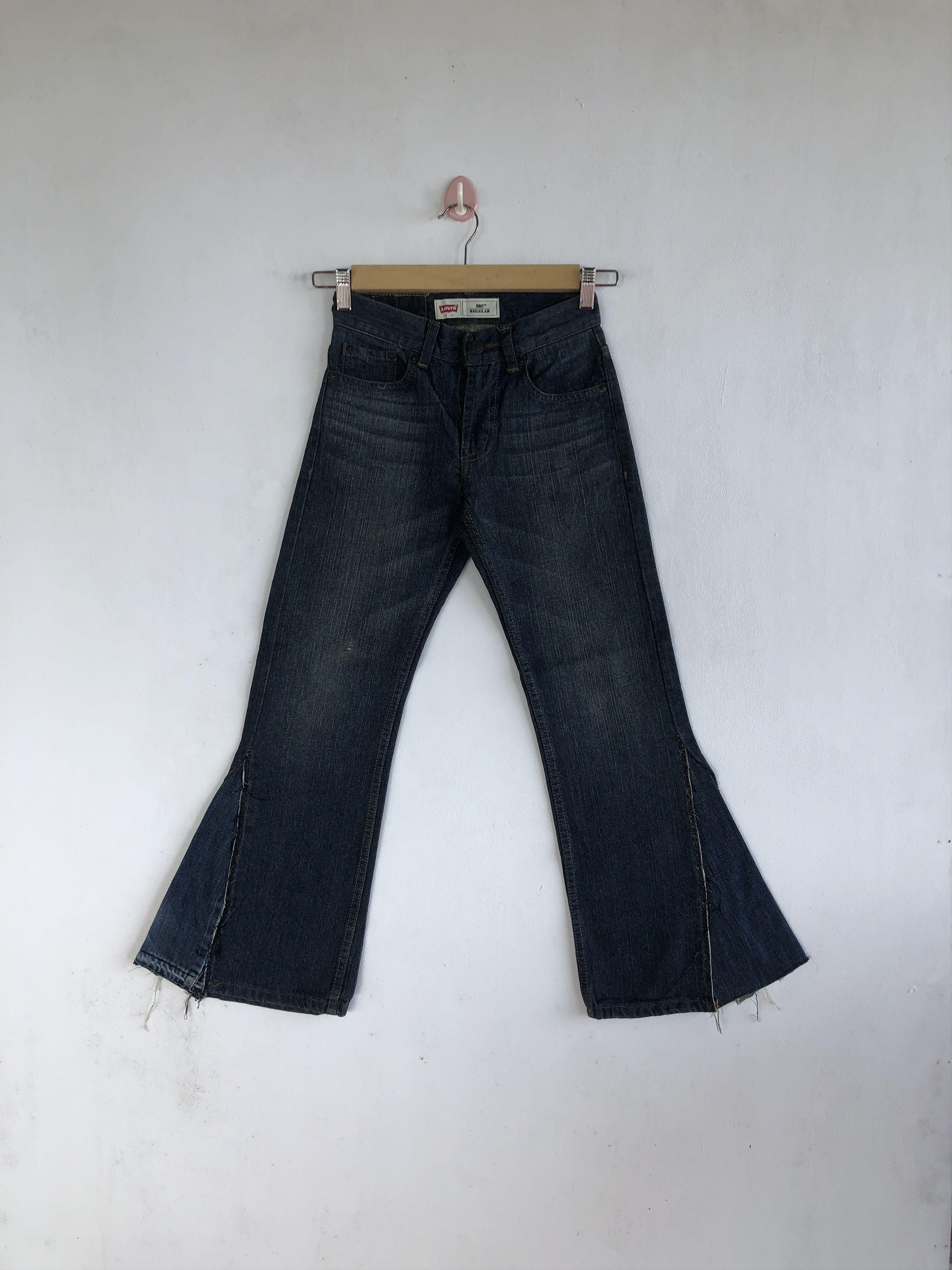 Levi's Vintage Flare Levis 505 Jeans Levi's 505 Denim Pants Size 22" - 1 Thumbnail