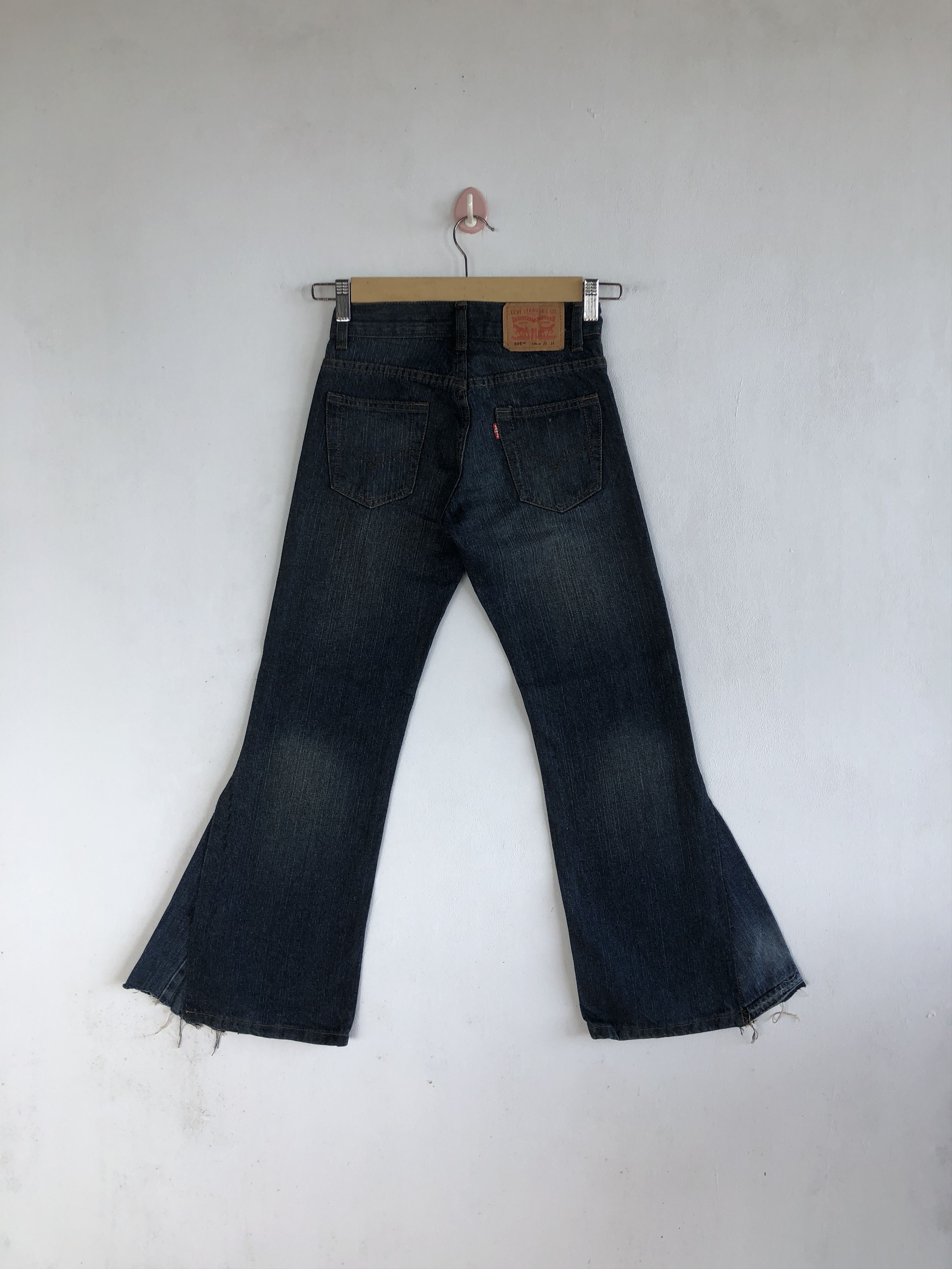 Levi's Vintage Flare Levis 505 Jeans Levi's 505 Denim Pants Size 22" - 2 Thumbnail