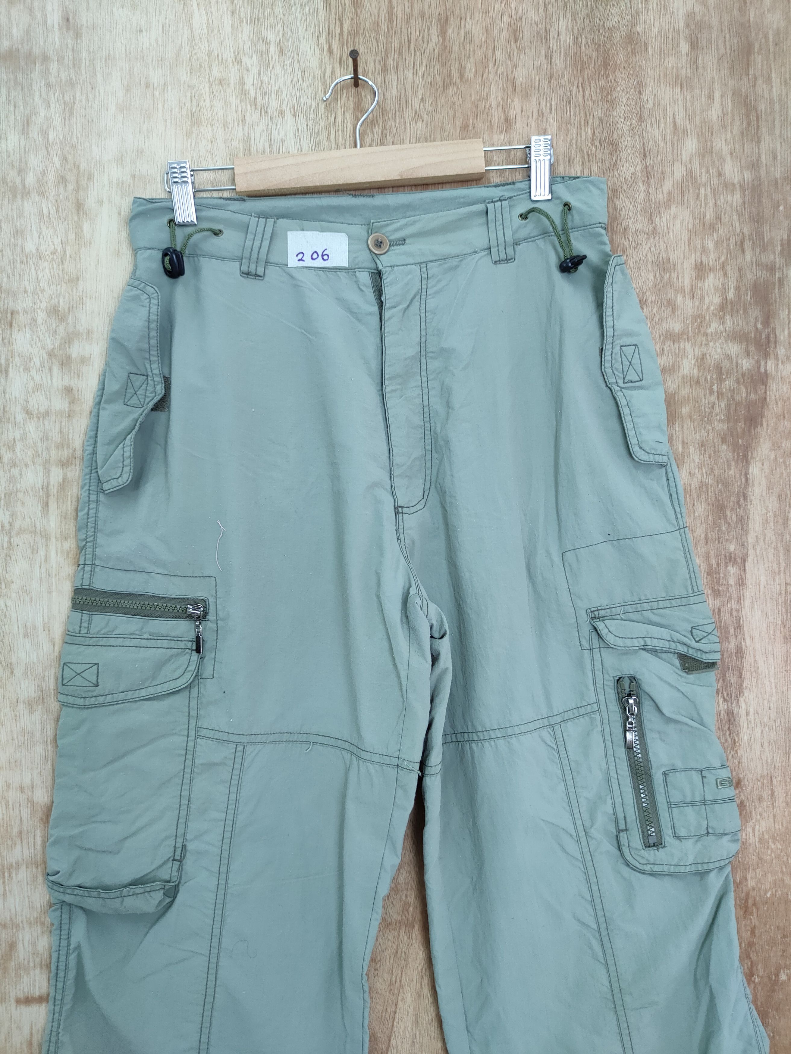 Japanese Brand DLL Japan track hiking multipocket tactical pants #206 Size US 29 - 4 Thumbnail