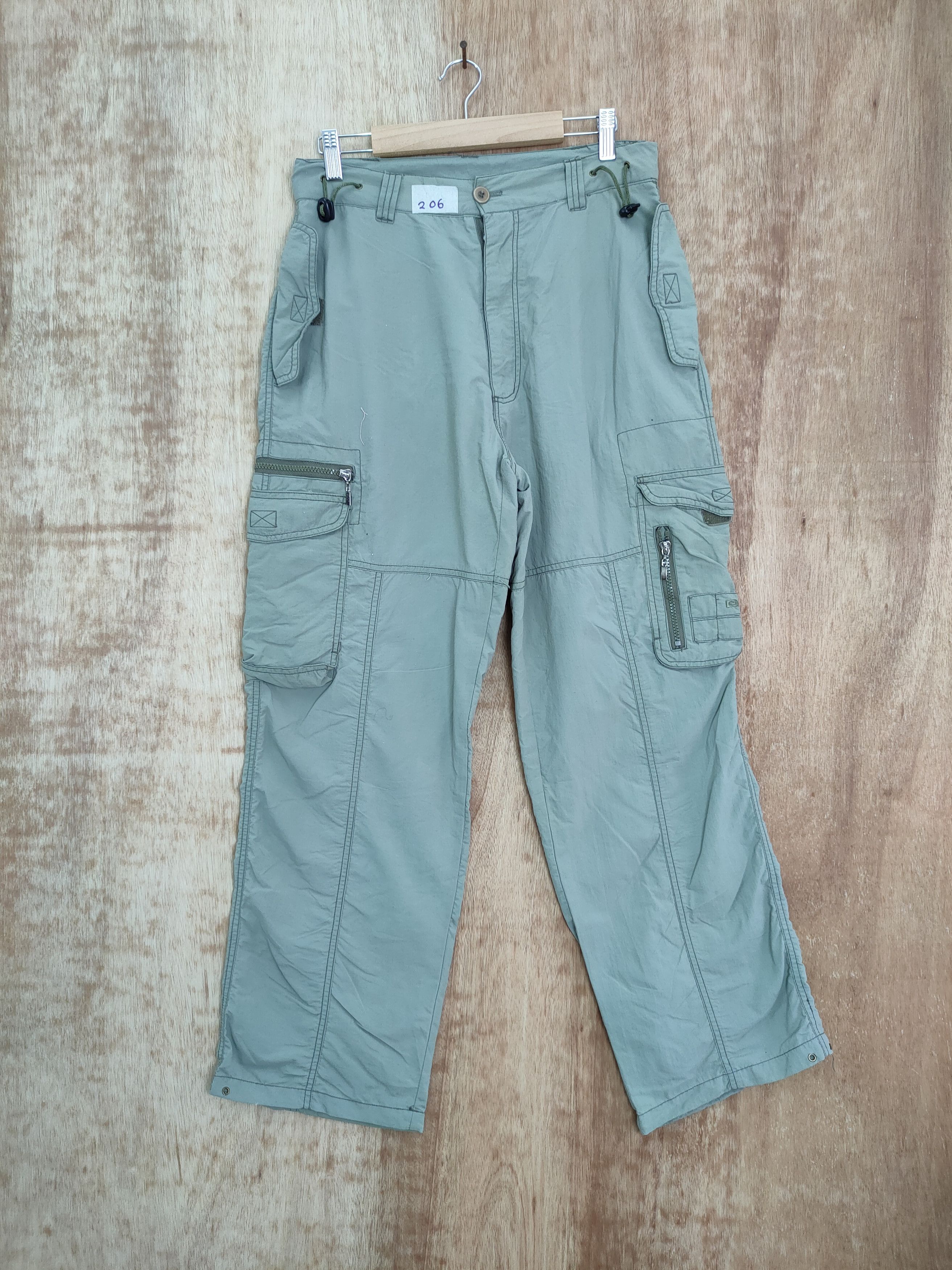 Japanese Brand DLL Japan track hiking multipocket tactical pants #206 Size US 29 - 1 Thumbnail