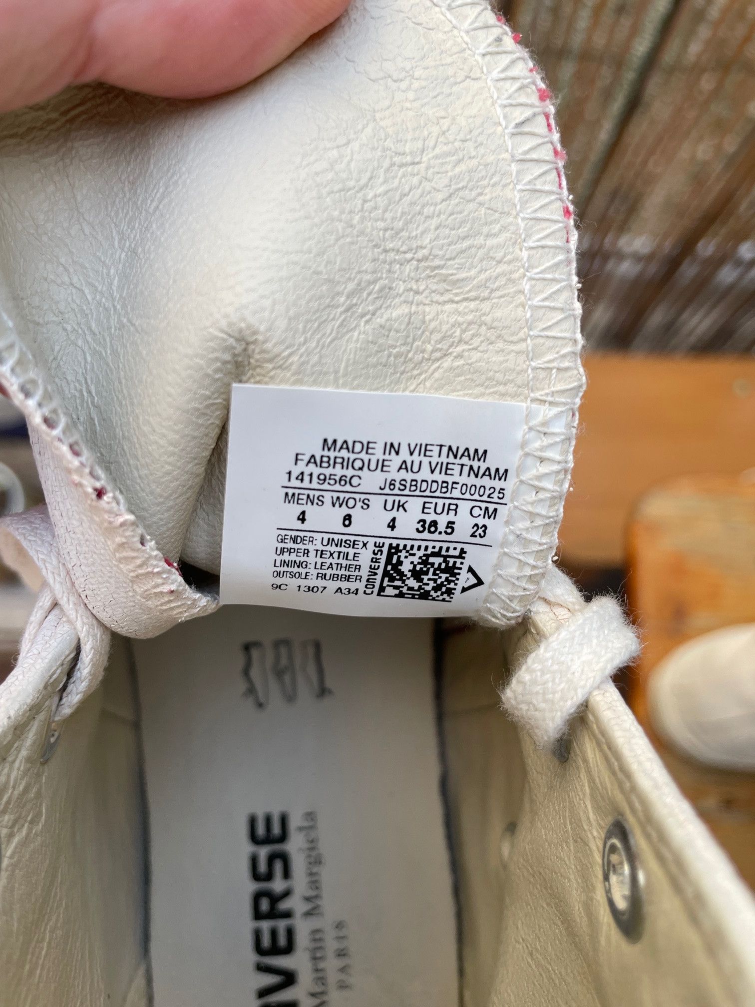 Converse × Maison Margiela CONVERSE X MAISON MARGIELA 4US 36.5 RARE Size US 5 / EU 37 - 9 Thumbnail