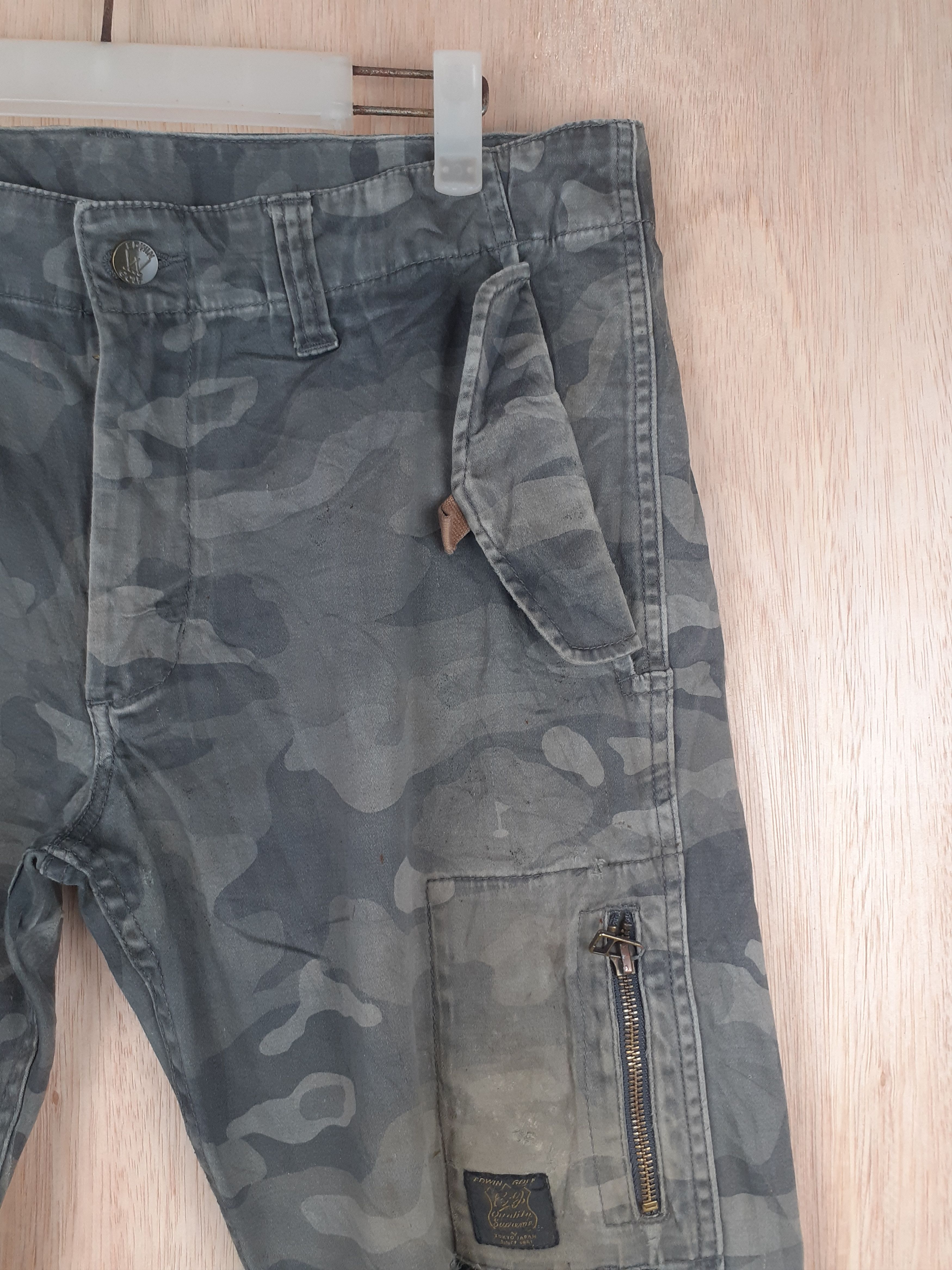 Edwin Edwin Golf distressed multipocket camo cargo pant #S241 Size US 36 / EU 52 - 4 Thumbnail