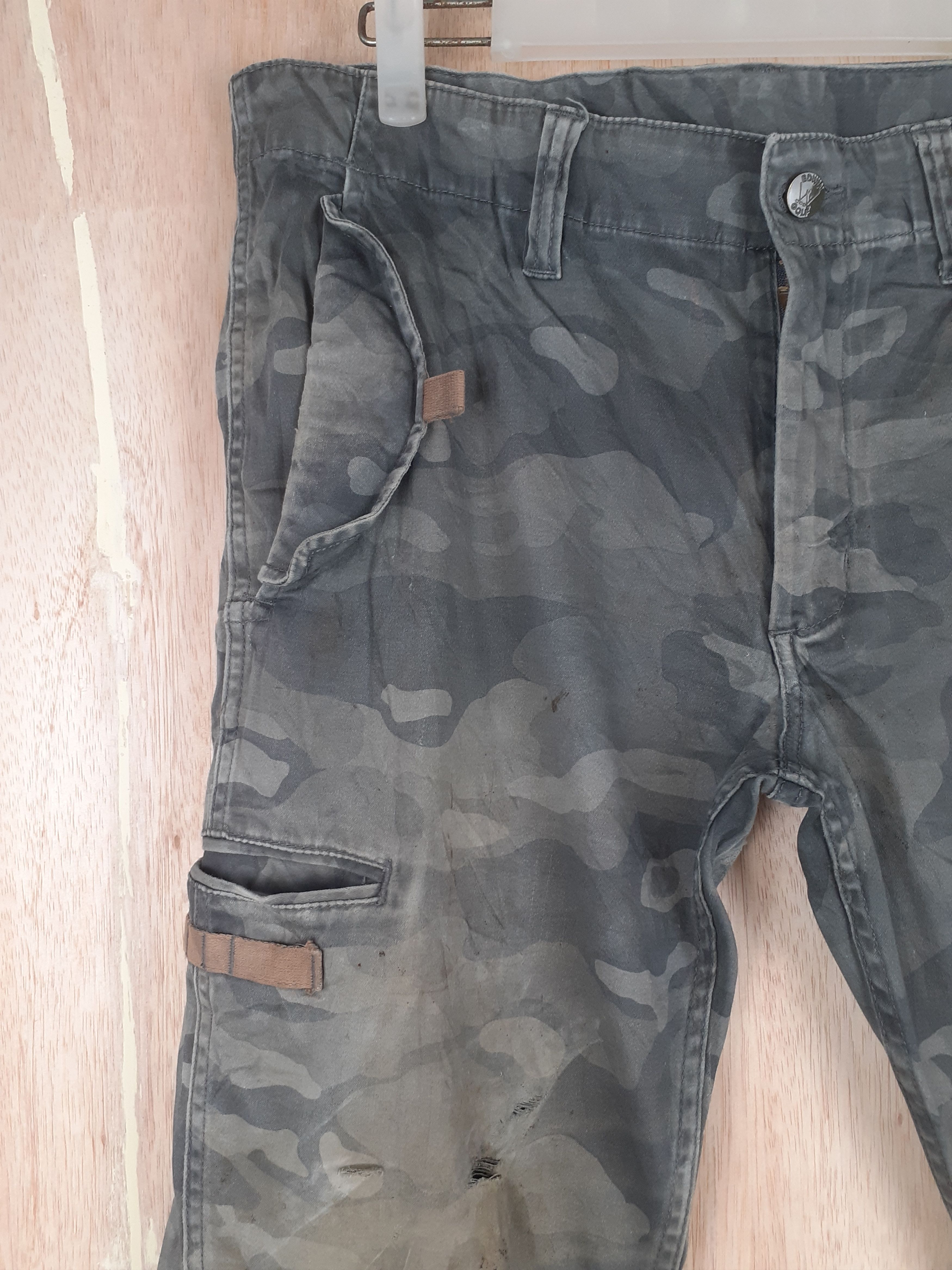 Edwin Edwin Golf distressed multipocket camo cargo pant #S241 Size US 36 / EU 52 - 6 Thumbnail