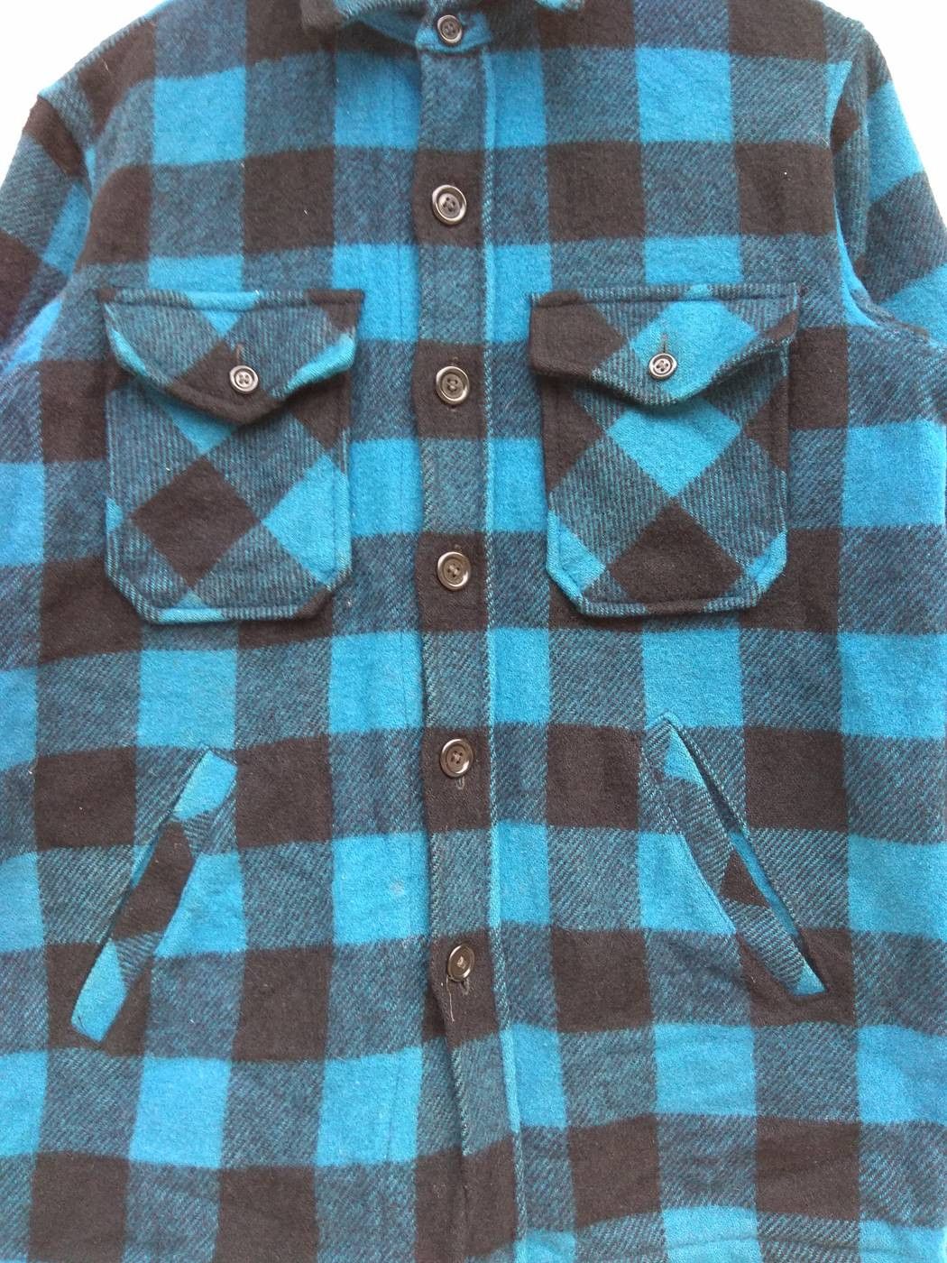 Grailed Van Jacket Check Plaid Tartan Wool Flanner Button Up Shirt Size US L / EU 52-54 / 3 - 2 Thumbnail