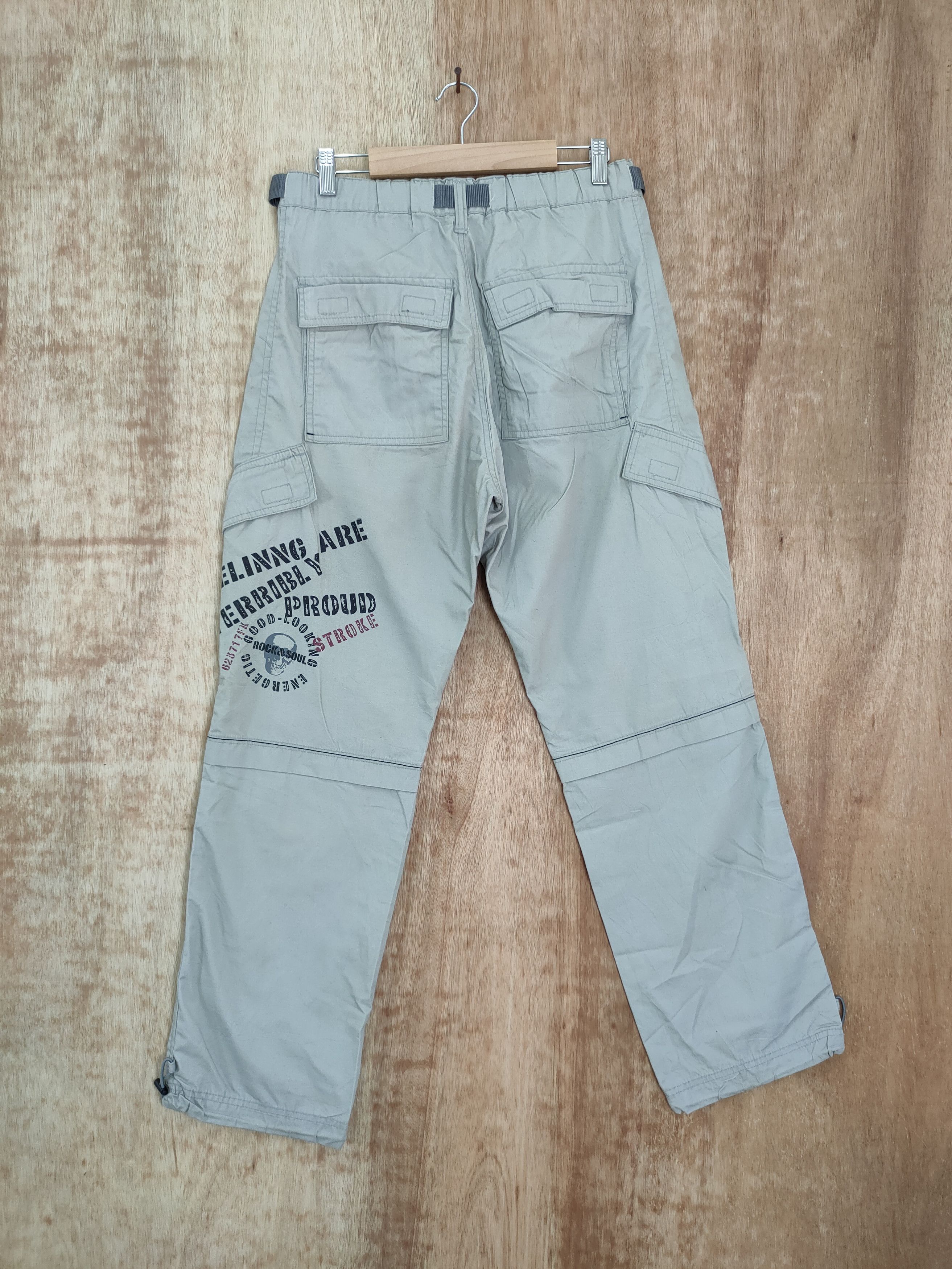 Japanese Brand Rock & Soul track hiking multi pocket pants #4118 Size US 28 / EU 44 - 6 Thumbnail