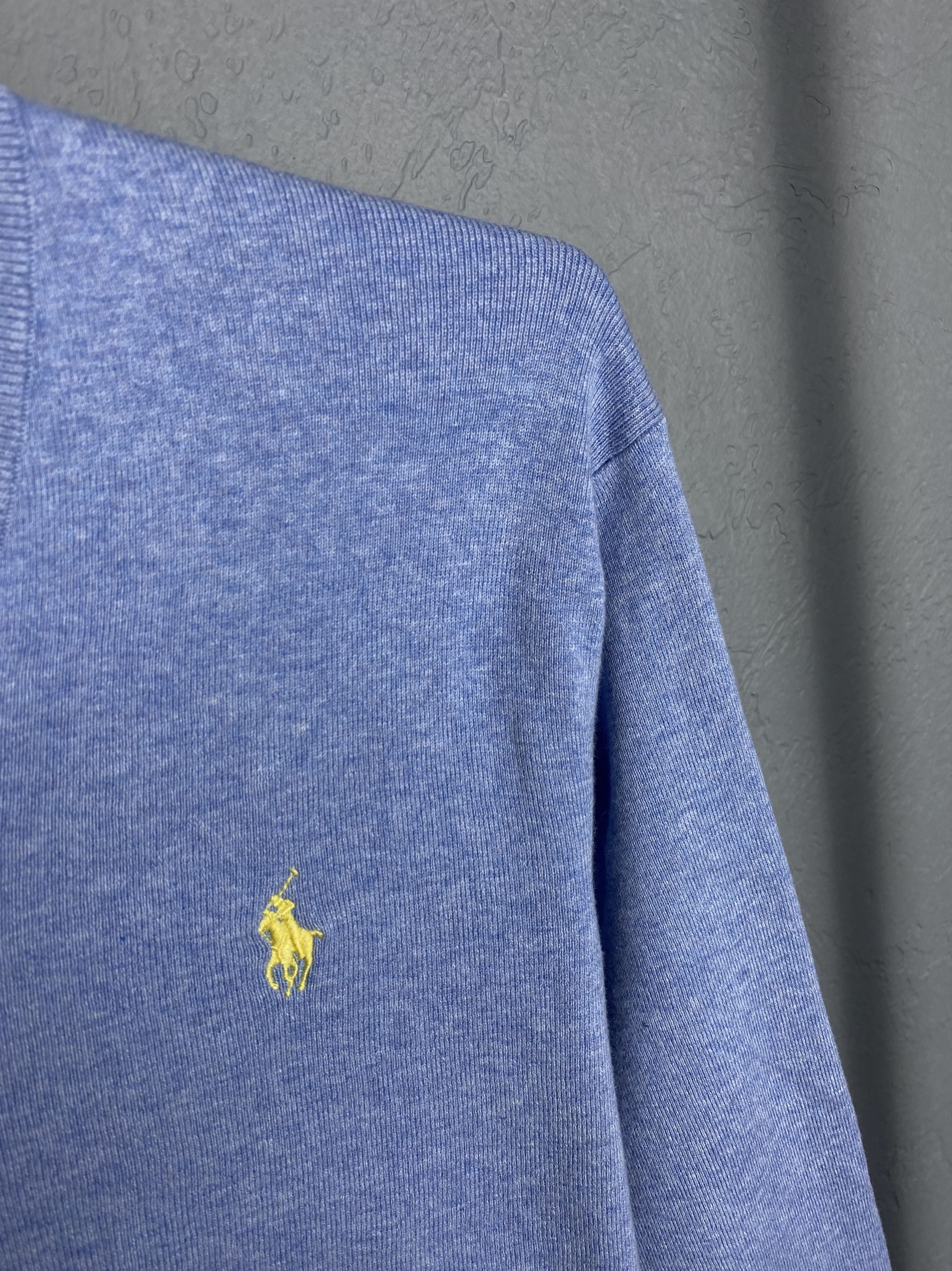 Polo Ralph Lauren × Ralph Lauren × Vintage Polo Ralph Lauren Vintage Mens V-neck Sweater Size US M / EU 48-50 / 2 - 3 Thumbnail