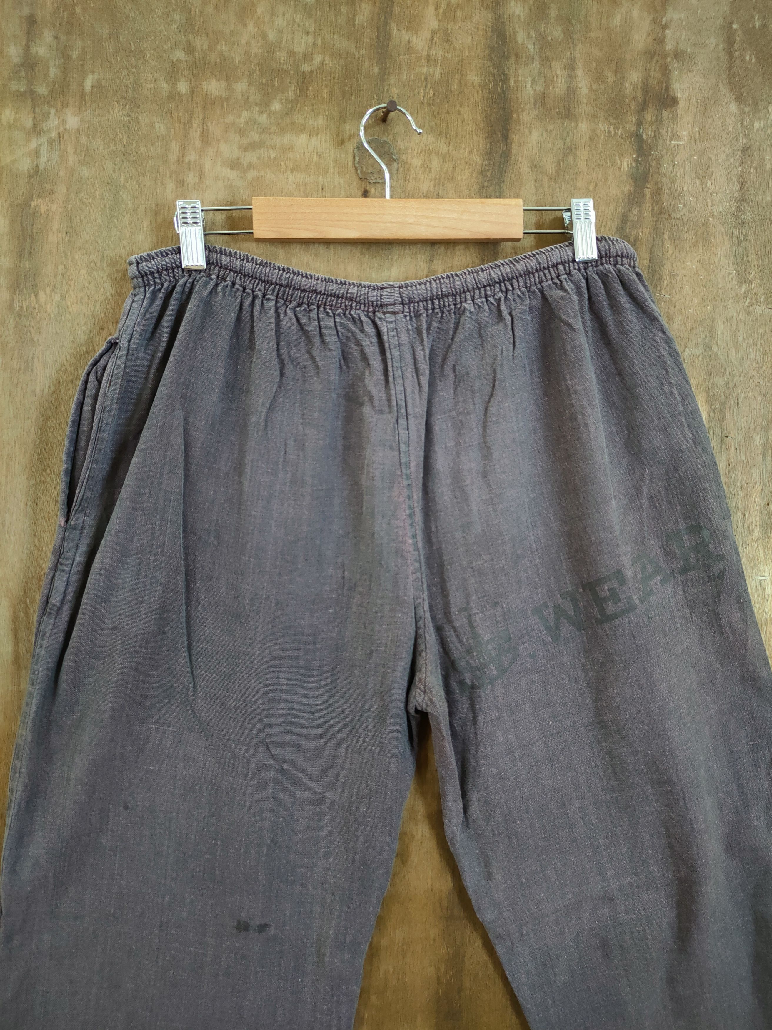 Japanese Brand Japan vintage jogger distressed faded pants #46-713 Size US 30 / EU 46 - 10 Thumbnail