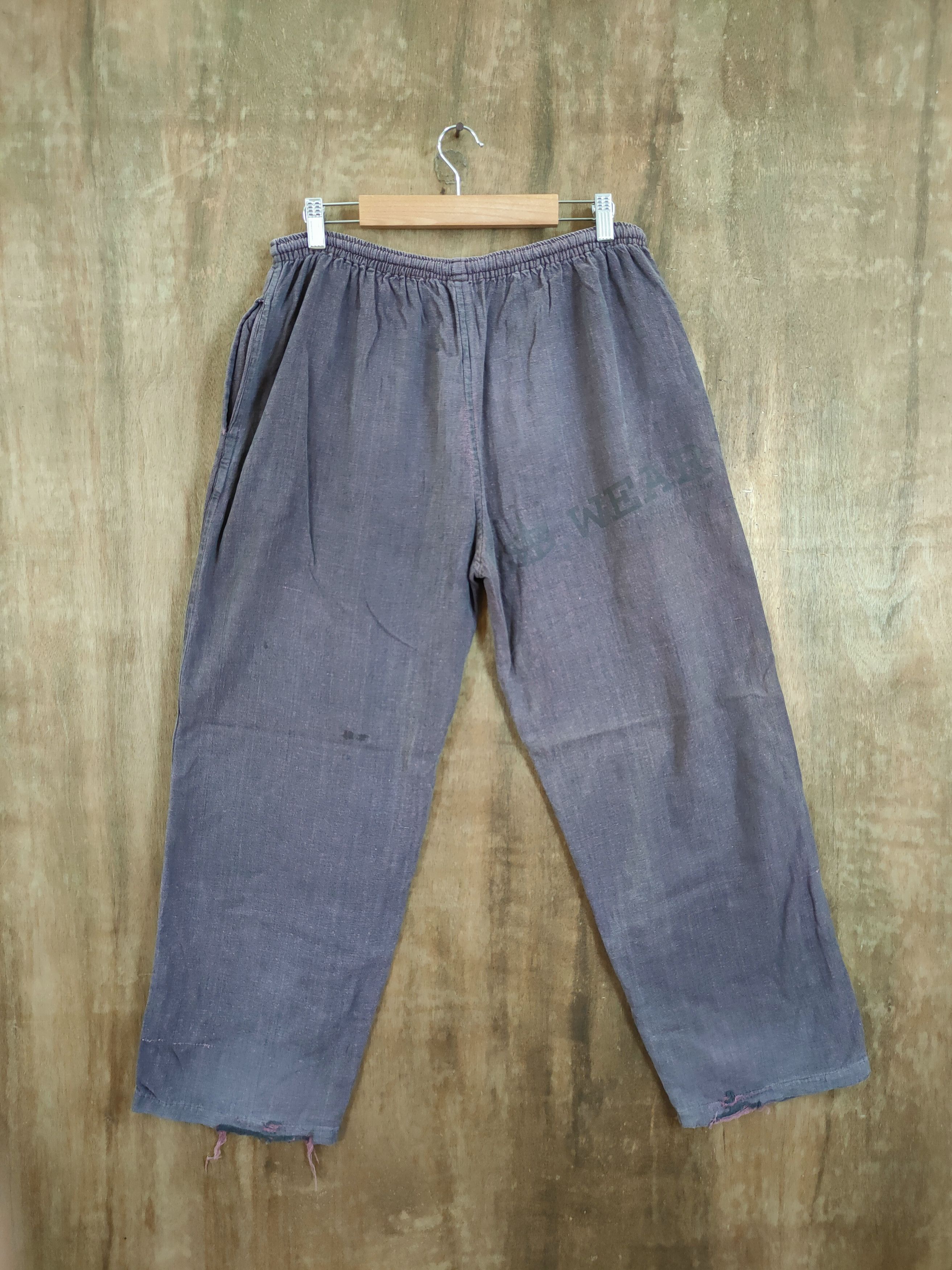 Japanese Brand Japan vintage jogger distressed faded pants #46-713 Size US 30 / EU 46 - 7 Thumbnail
