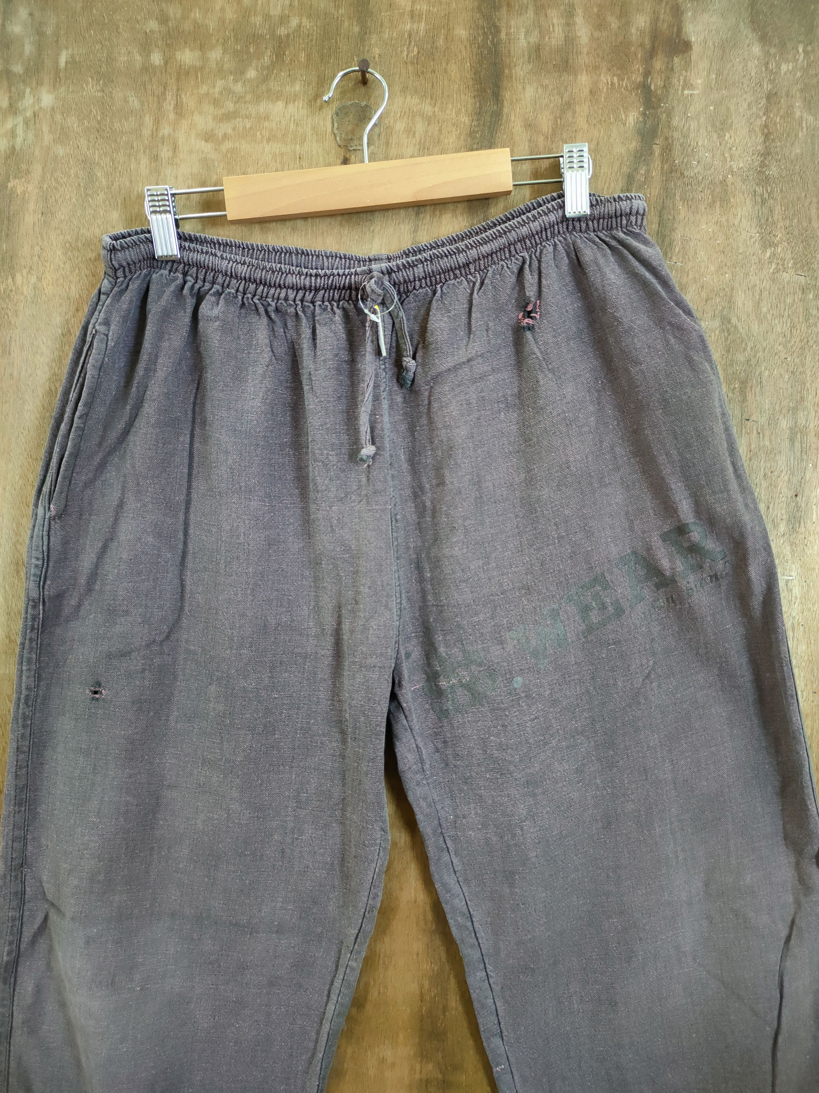 Japanese Brand Japan vintage jogger distressed faded pants #46-713 Size US 30 / EU 46 - 3 Thumbnail
