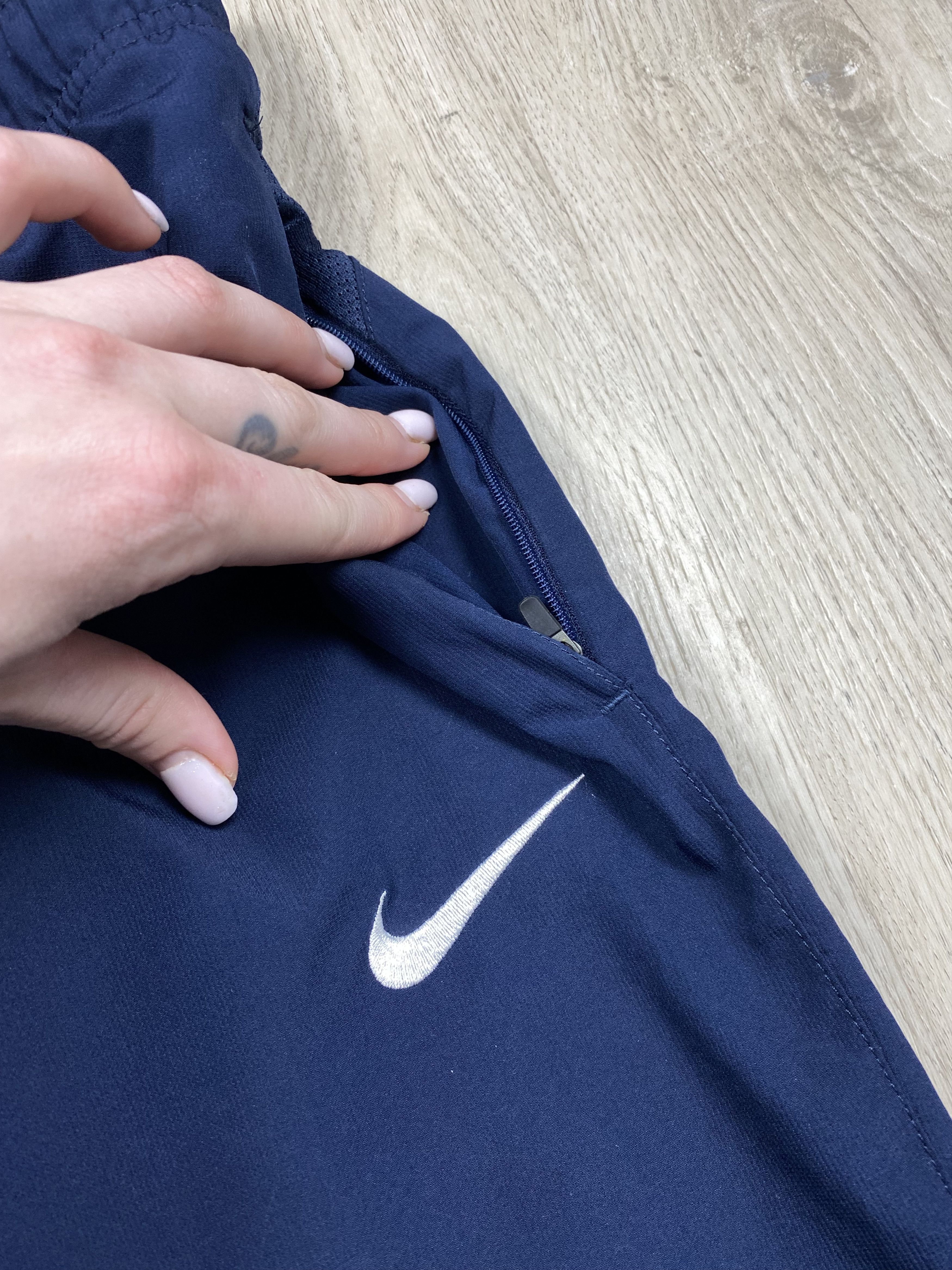 Nike × Vintage Nike Vintage Mens Nylon Baggy Pants Drill style Y2K Size US 34 / EU 50 - 3 Thumbnail