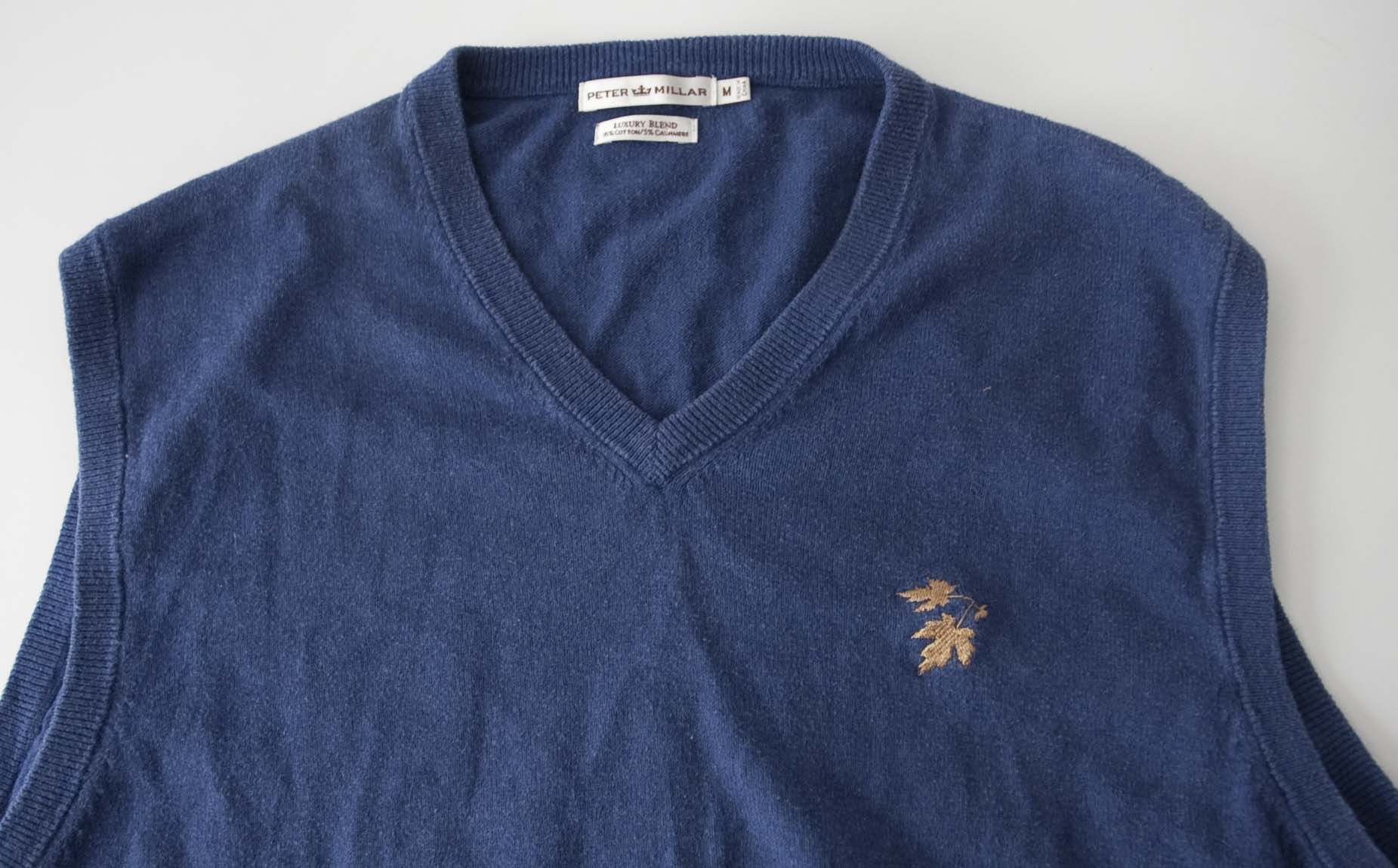 Peter Millar ** Peter Millar Vest Sweater Cotton/ Cashmere Size M Size US M / EU 48-50 / 2 - 1 Thumbnail