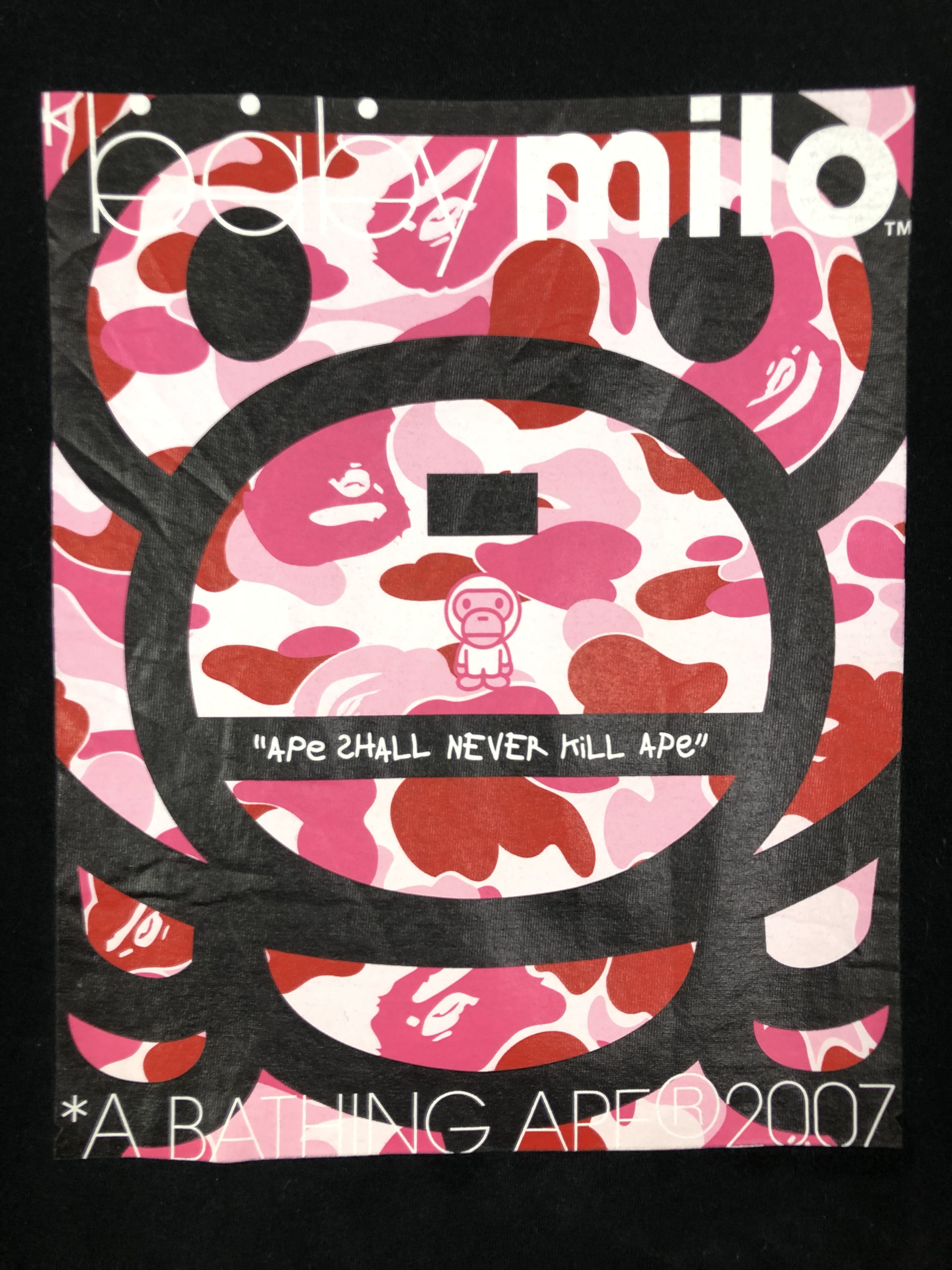 Bape SS07 BABY MILO ABC CAMO BOX TEE Size US M / EU 48-50 / 2 - 3 Thumbnail