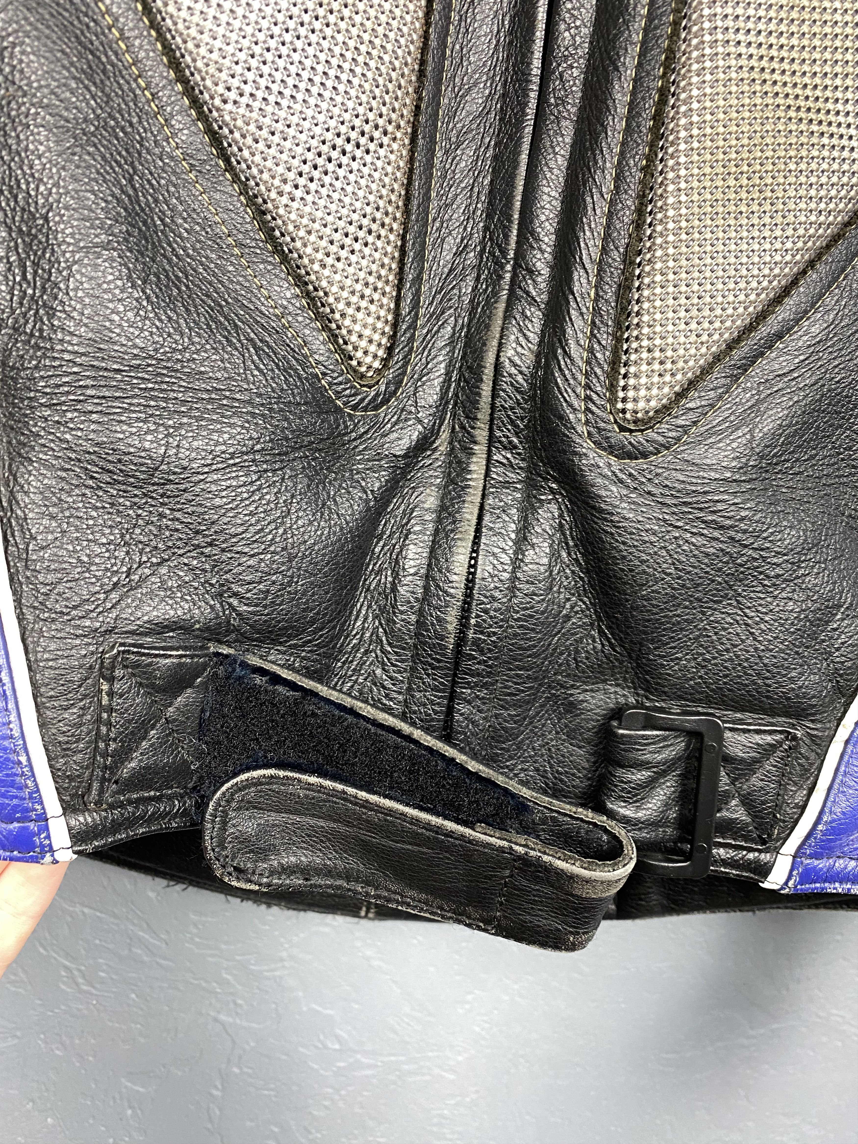 Belstaff × Vintage Belstaff Vintage Mens Distressed Biker Leather Jacket Size US L / EU 52-54 / 3 - 7 Thumbnail