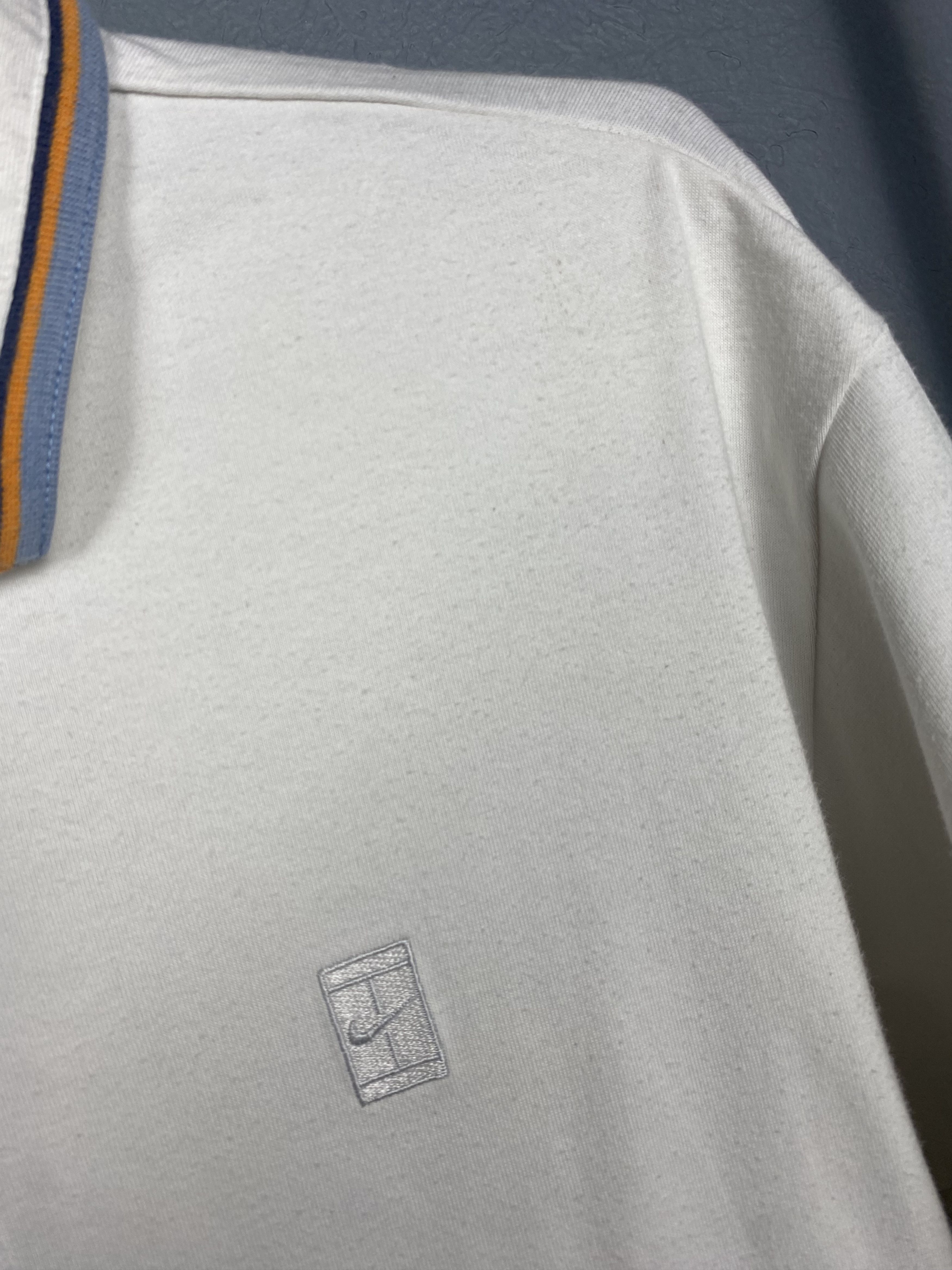 Nike × Vintage Nike Tennis Challenge Court 90s Vintage Polo Shirt Tee Size US L / EU 52-54 / 3 - 3 Thumbnail