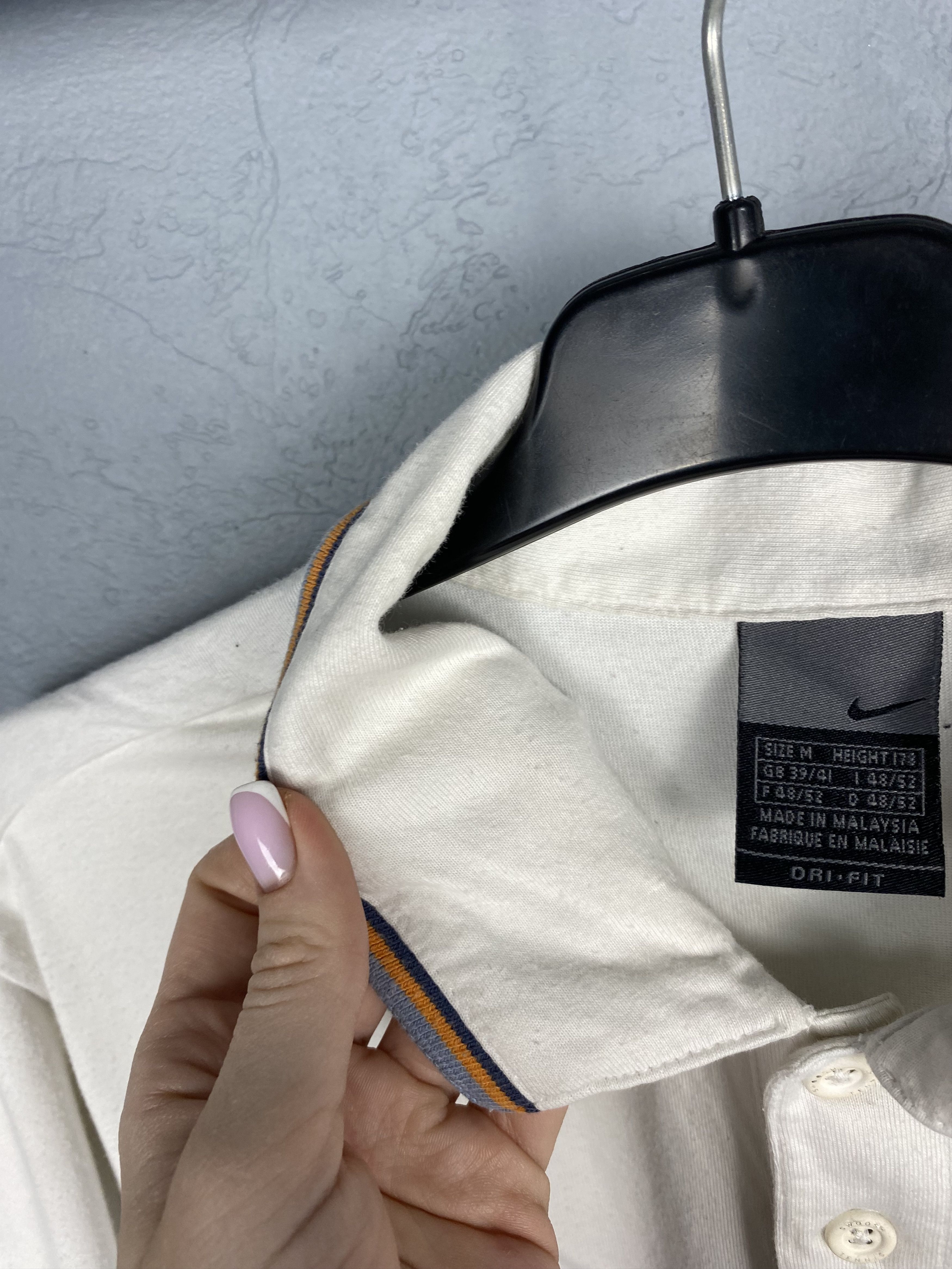 Nike × Vintage Nike Tennis Challenge Court 90s Vintage Polo Shirt Tee Size US L / EU 52-54 / 3 - 6 Thumbnail