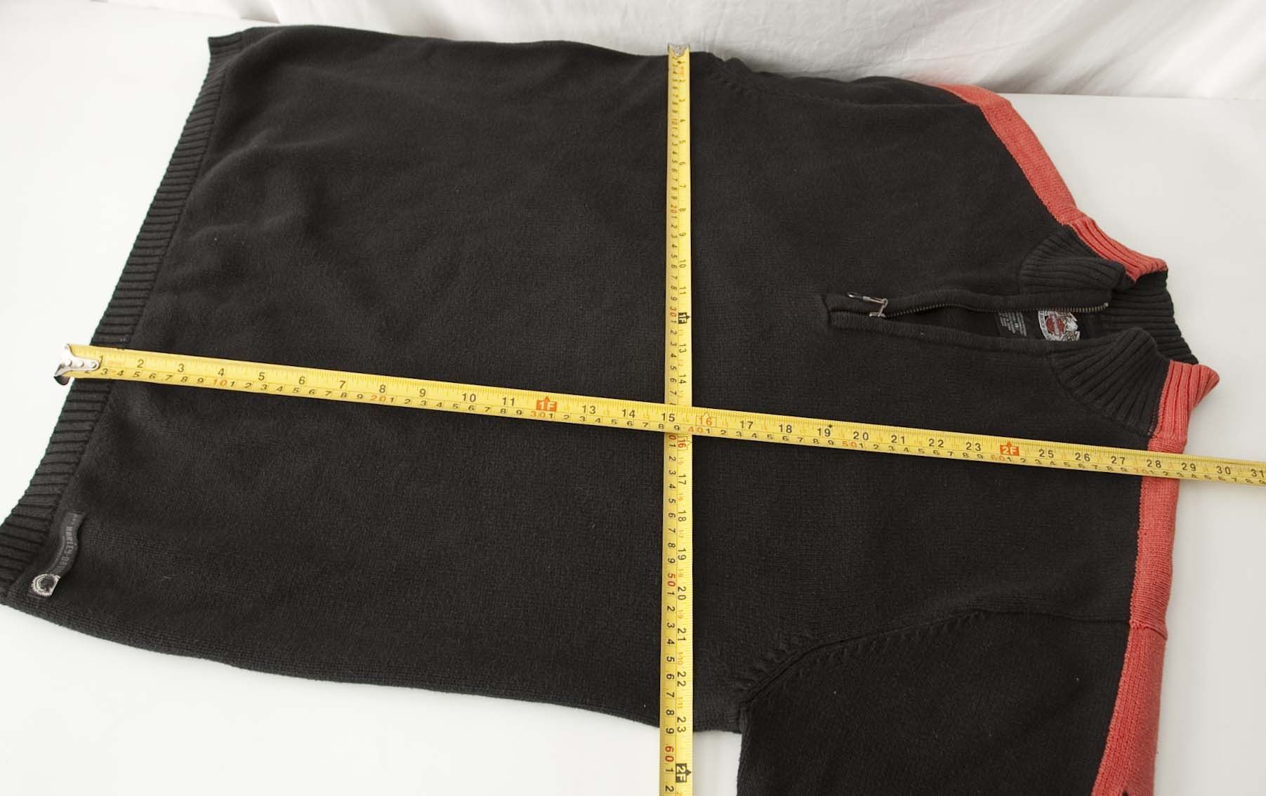 Harley Davidson * Harley Davidson Sweater Cotton 1/4 Zip Embroidered Size US M / EU 48-50 / 2 - 4 Thumbnail