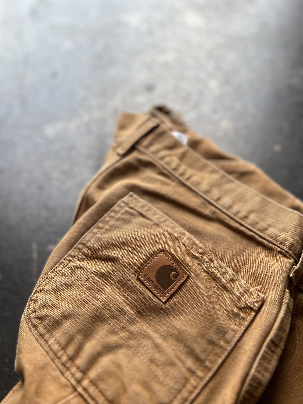 Carhartt × Vintage CARHARTT TAN CARGO WORK PANTS SIZE 30x30 Size US 30 / EU 46 - 7 Thumbnail
