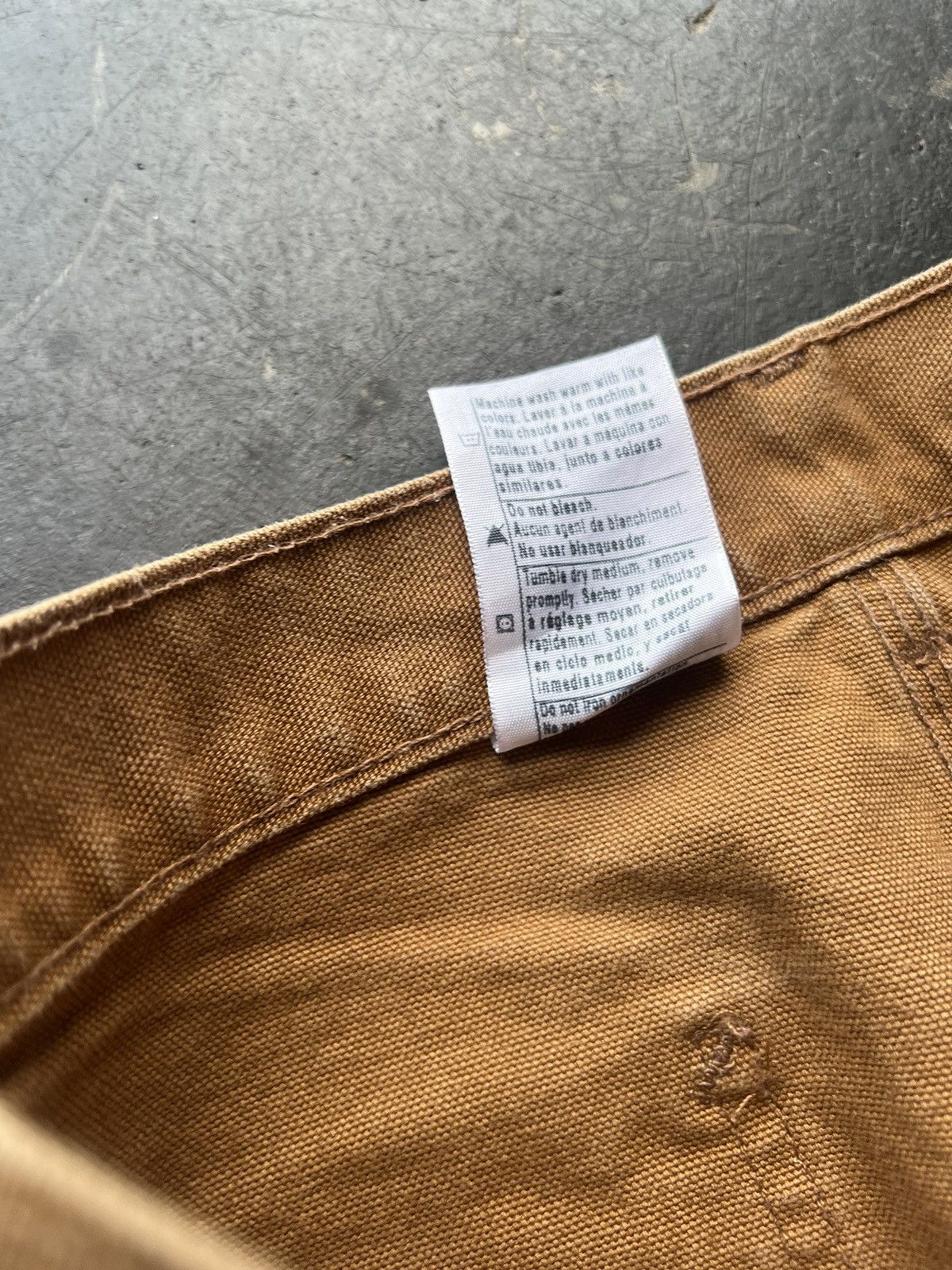 Carhartt × Vintage CARHARTT TAN CARGO WORK PANTS SIZE 30x30 Size US 30 / EU 46 - 4 Thumbnail