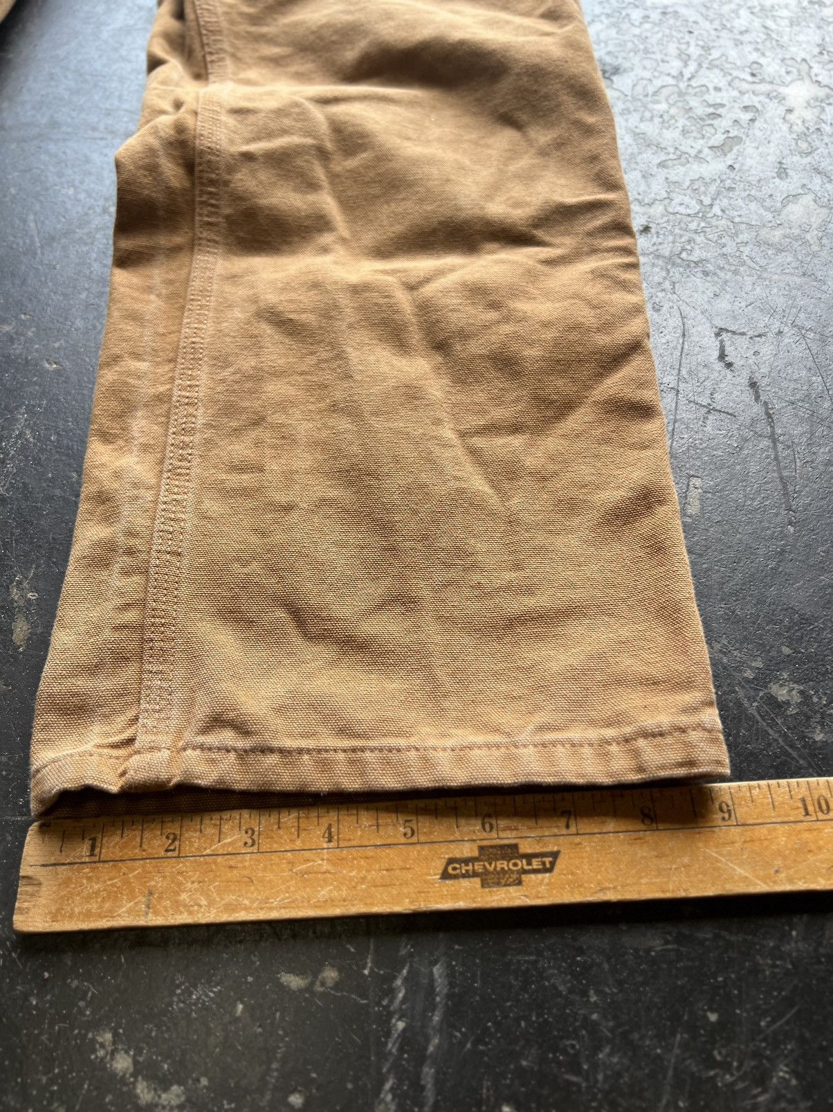 Carhartt × Vintage CARHARTT TAN CARGO WORK PANTS SIZE 30x30 Size US 30 / EU 46 - 6 Thumbnail