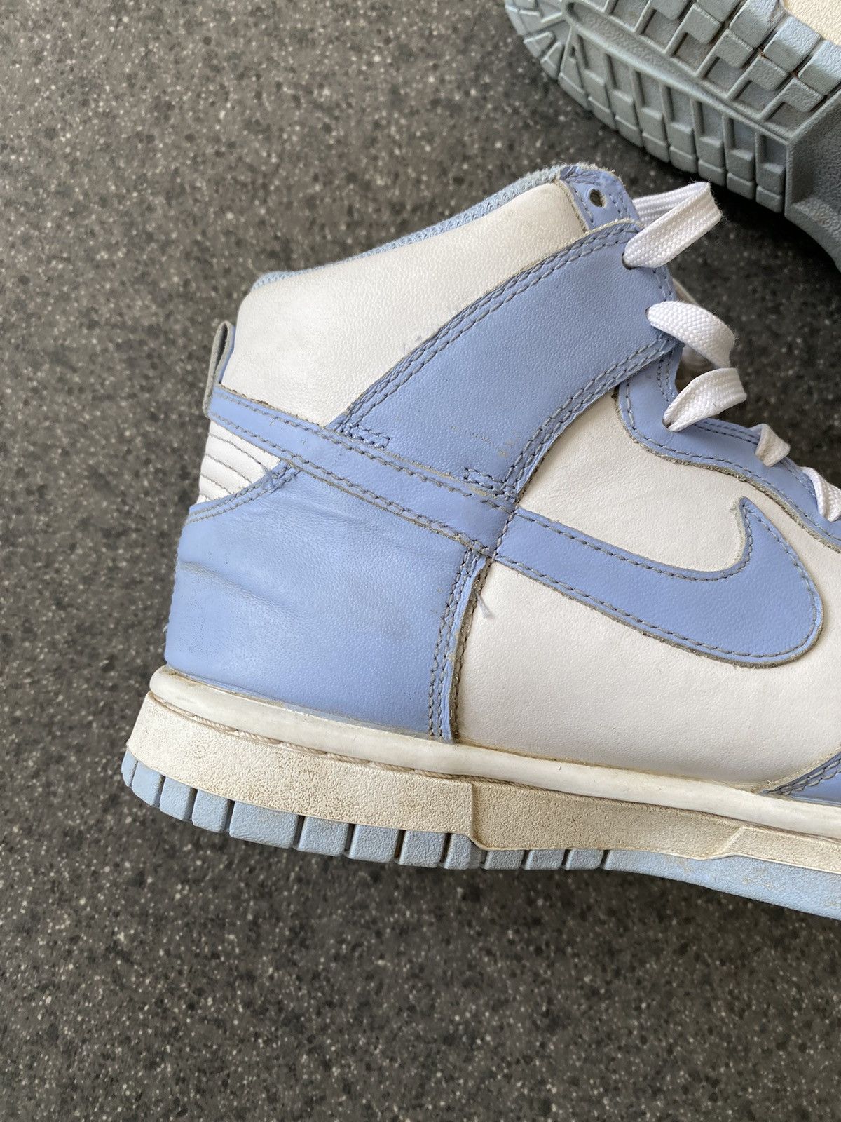 Nike Nike Dunk White Blue Distressed Style Size US 6 / IT 36 - 6 Thumbnail