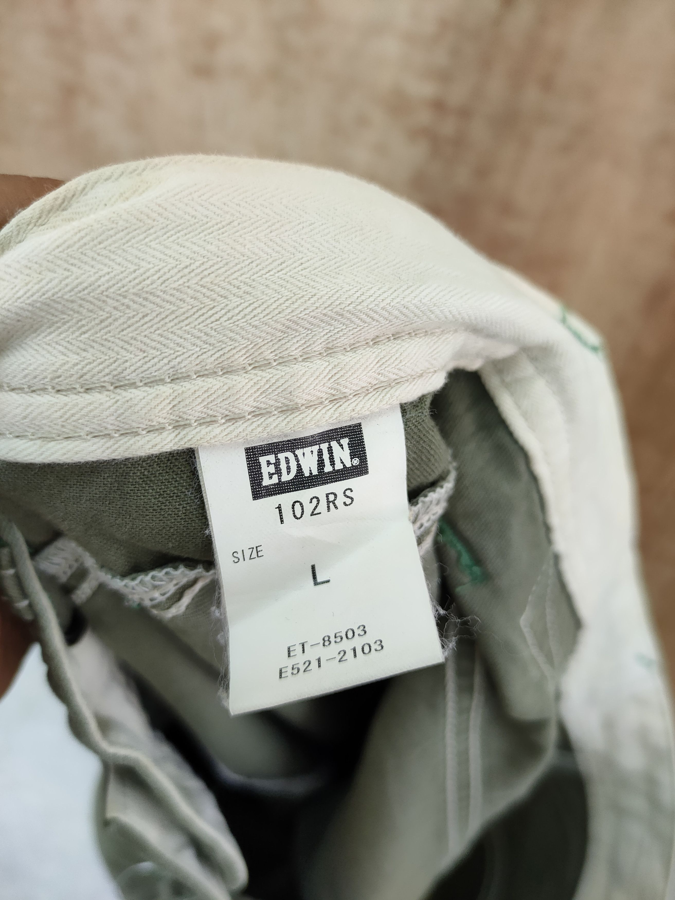 Edwin DL Edwin green japan cropped cargo multi pocket pants #817 Size US 35 - 13 Thumbnail