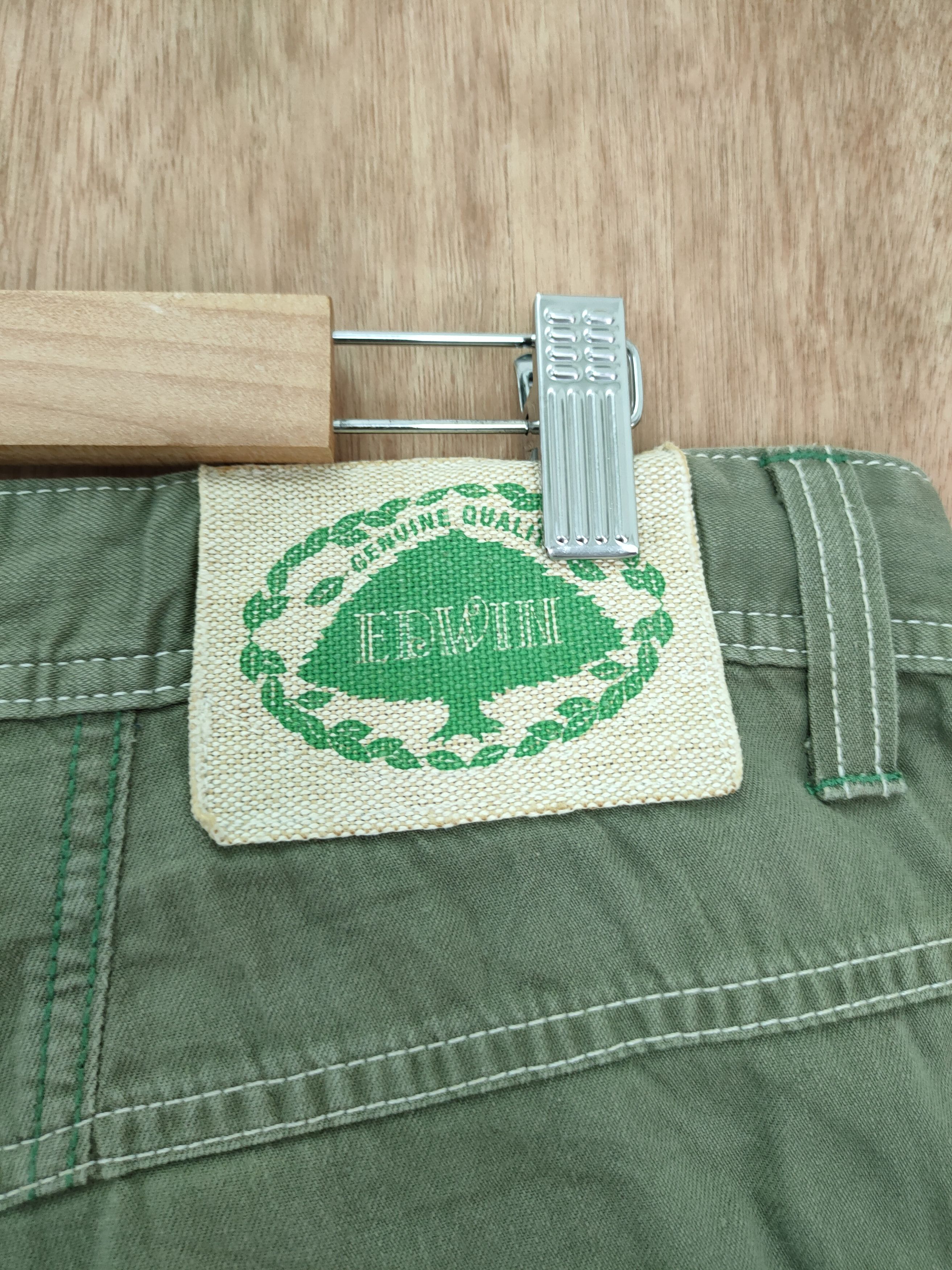 Edwin DL Edwin green japan cropped cargo multi pocket pants #817 Size US 35 - 10 Thumbnail