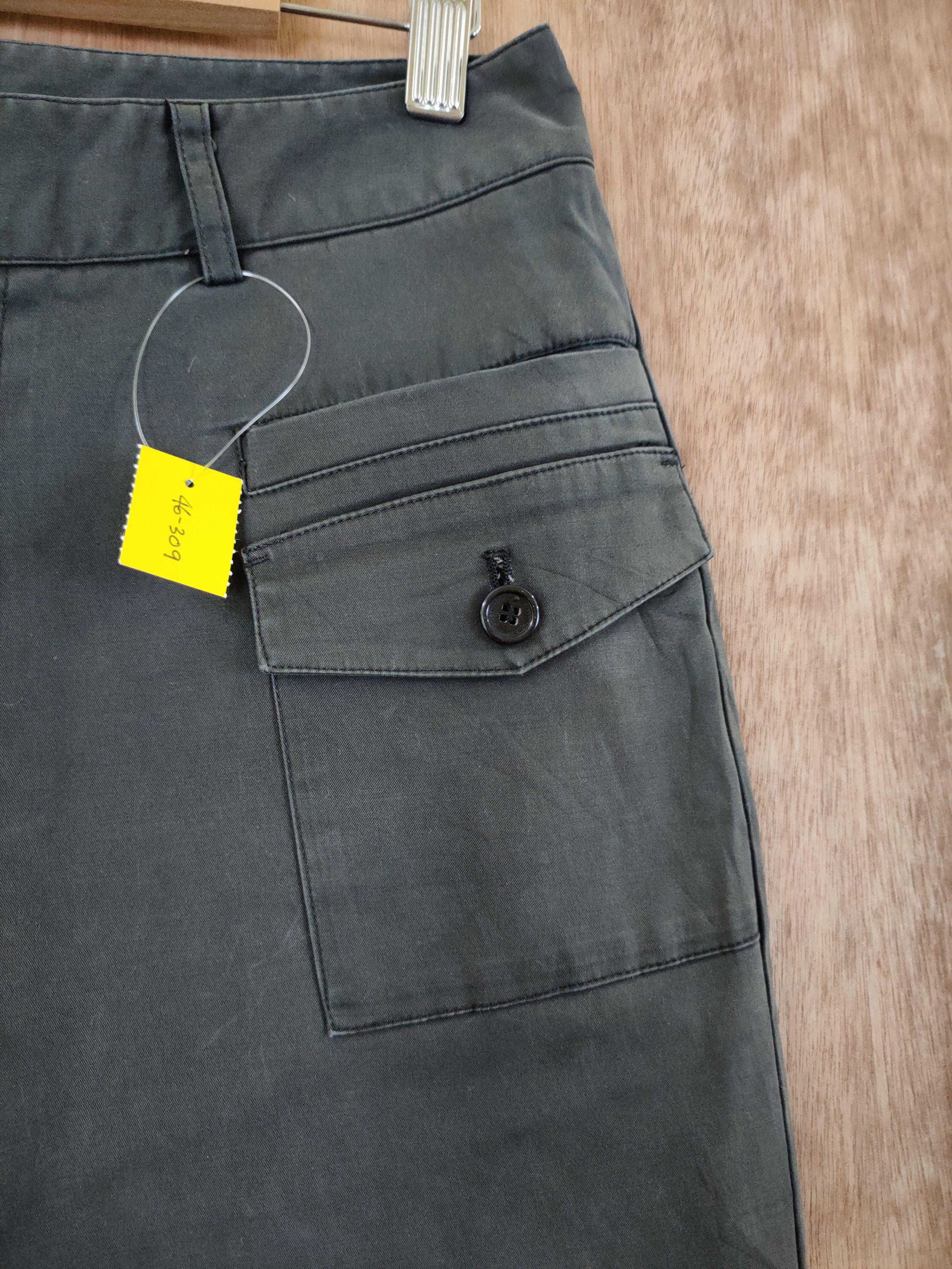 Japanese Brand DL Vingt-Trois black multi pocket cropped pants #46-309 Size 27" / US 4 / IT 40 - 5 Thumbnail