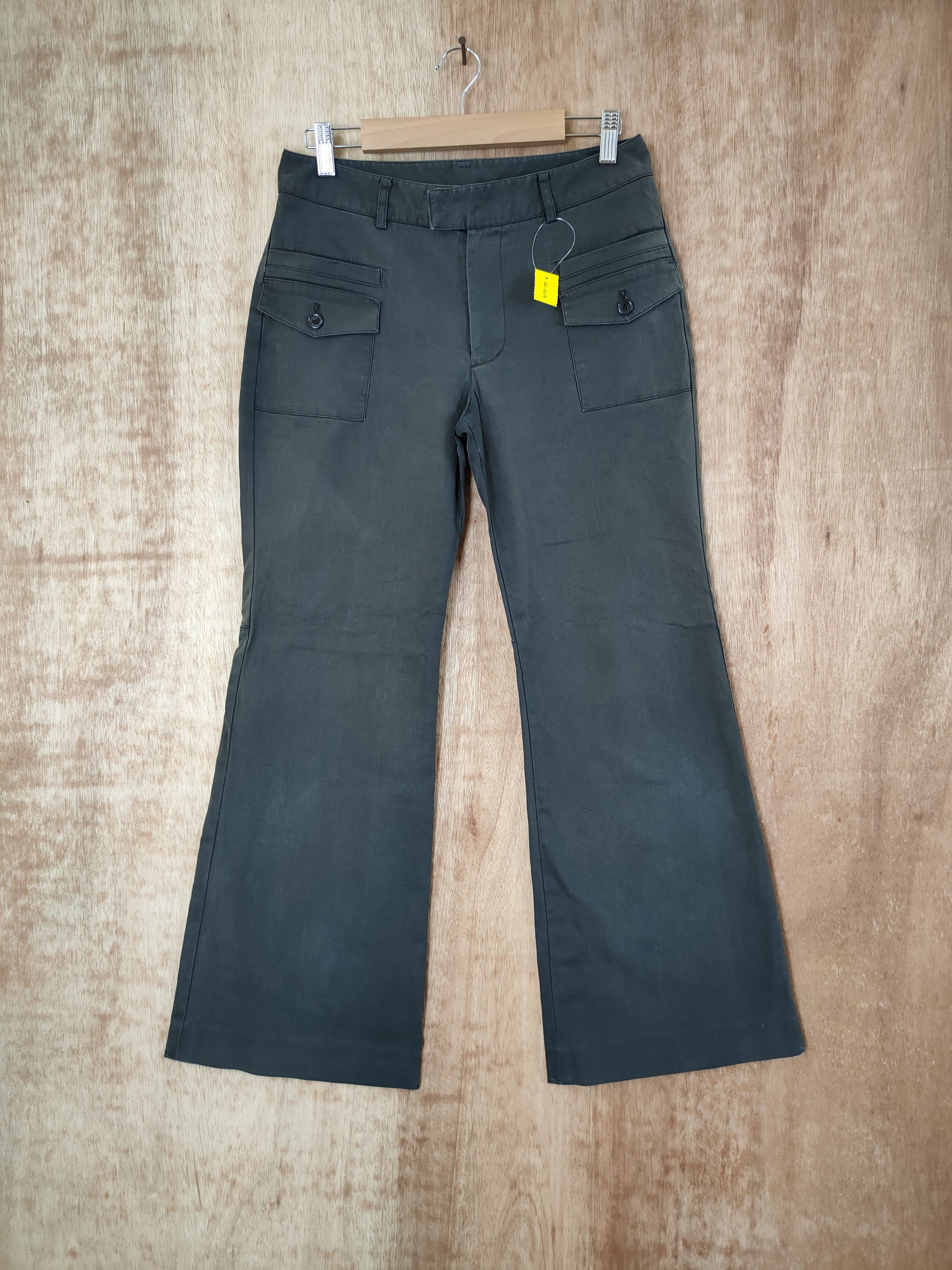 Japanese Brand DL Vingt-Trois black multi pocket cropped pants #46-309 Size 27" / US 4 / IT 40 - 1 Thumbnail