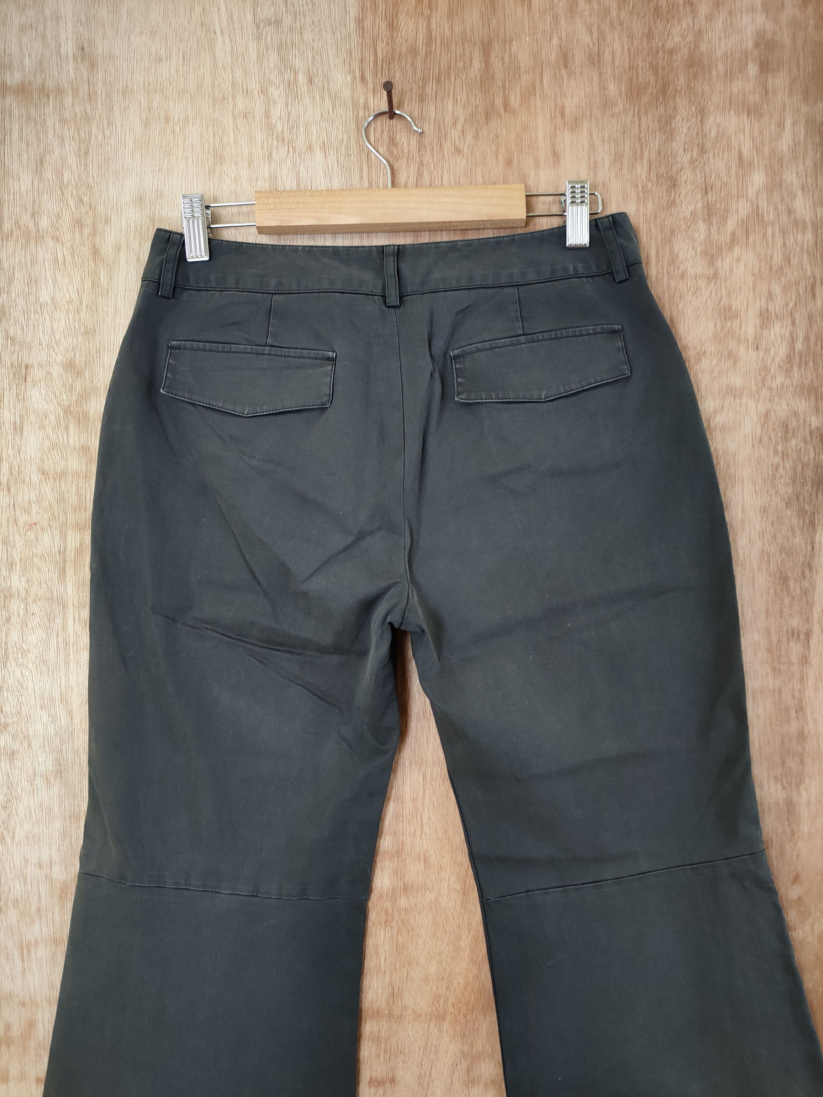 Japanese Brand DL Vingt-Trois black multi pocket cropped pants #46-309 Size 27" / US 4 / IT 40 - 8 Thumbnail