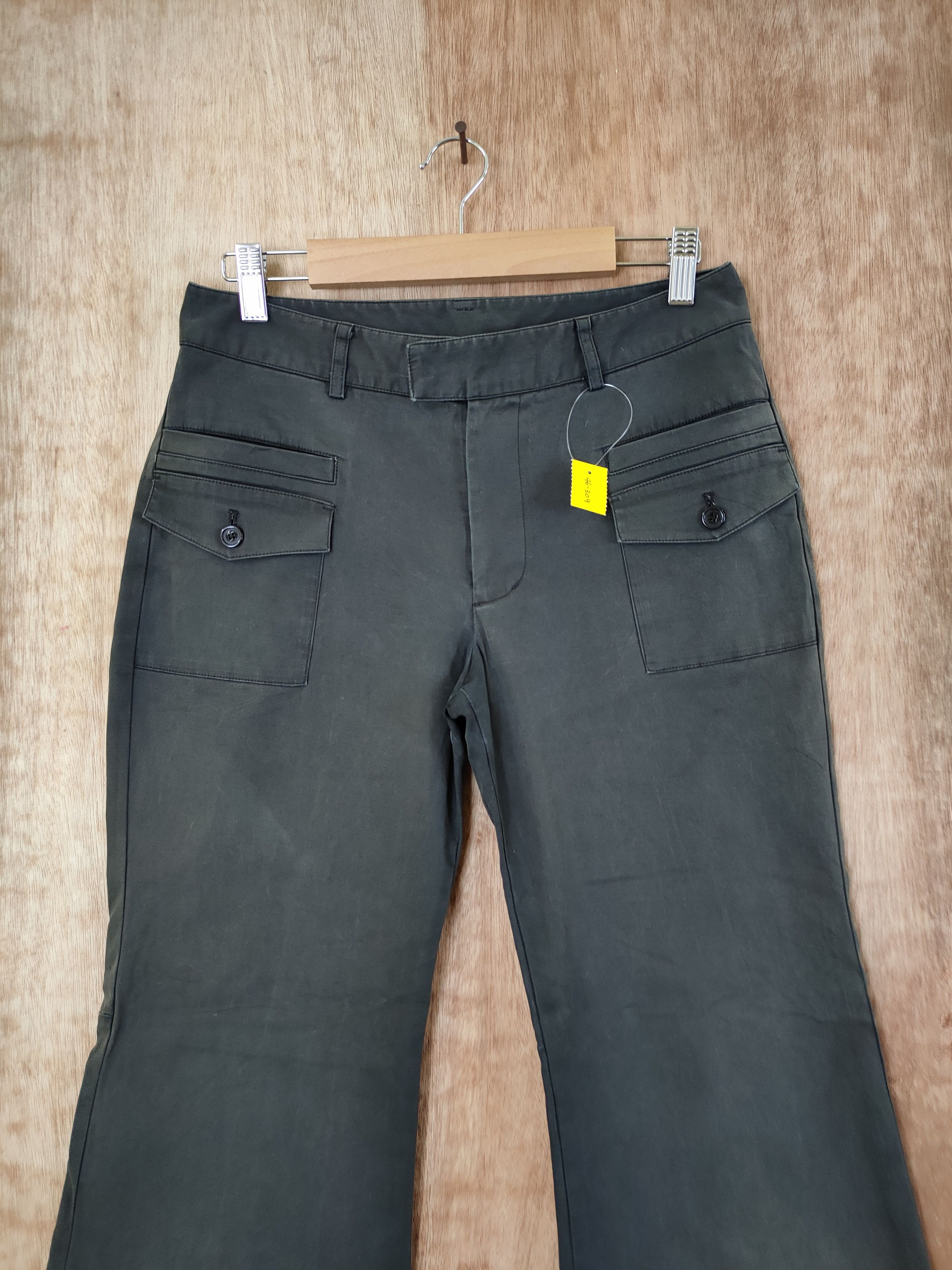 Japanese Brand DL Vingt-Trois black multi pocket cropped pants #46-309 Size 27" / US 4 / IT 40 - 3 Thumbnail