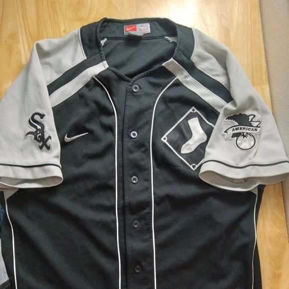 Vintage Nike Chicago White Sox Pullover Team MLB Jersey 